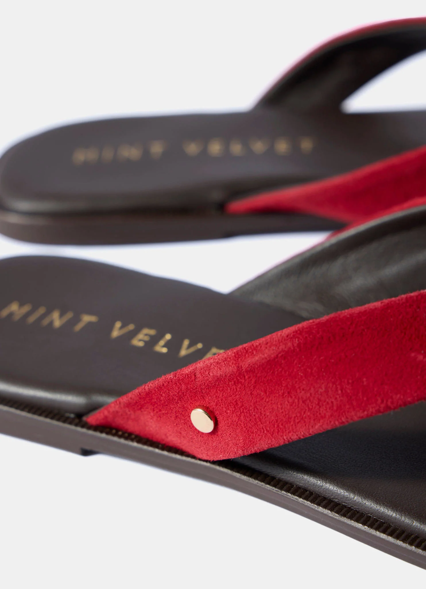 11616-lula-red-suede-flip-flop-sandals-5.webp Lula Red Suede Flip Flop Sandals