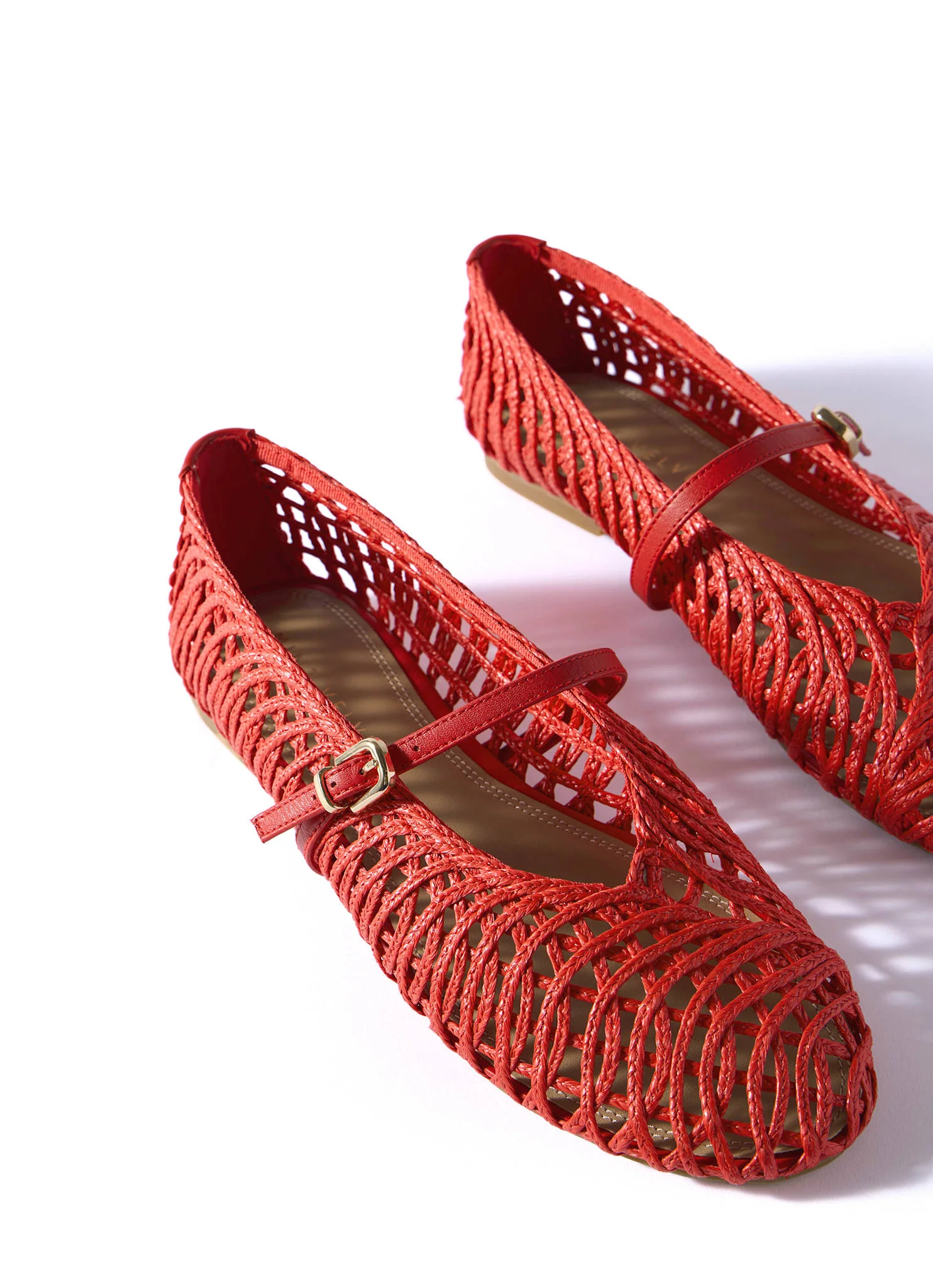 11630-lily-red-woven-ballet-flat-pumps-6.webp Lily Red Woven Ballet Flat Pumps