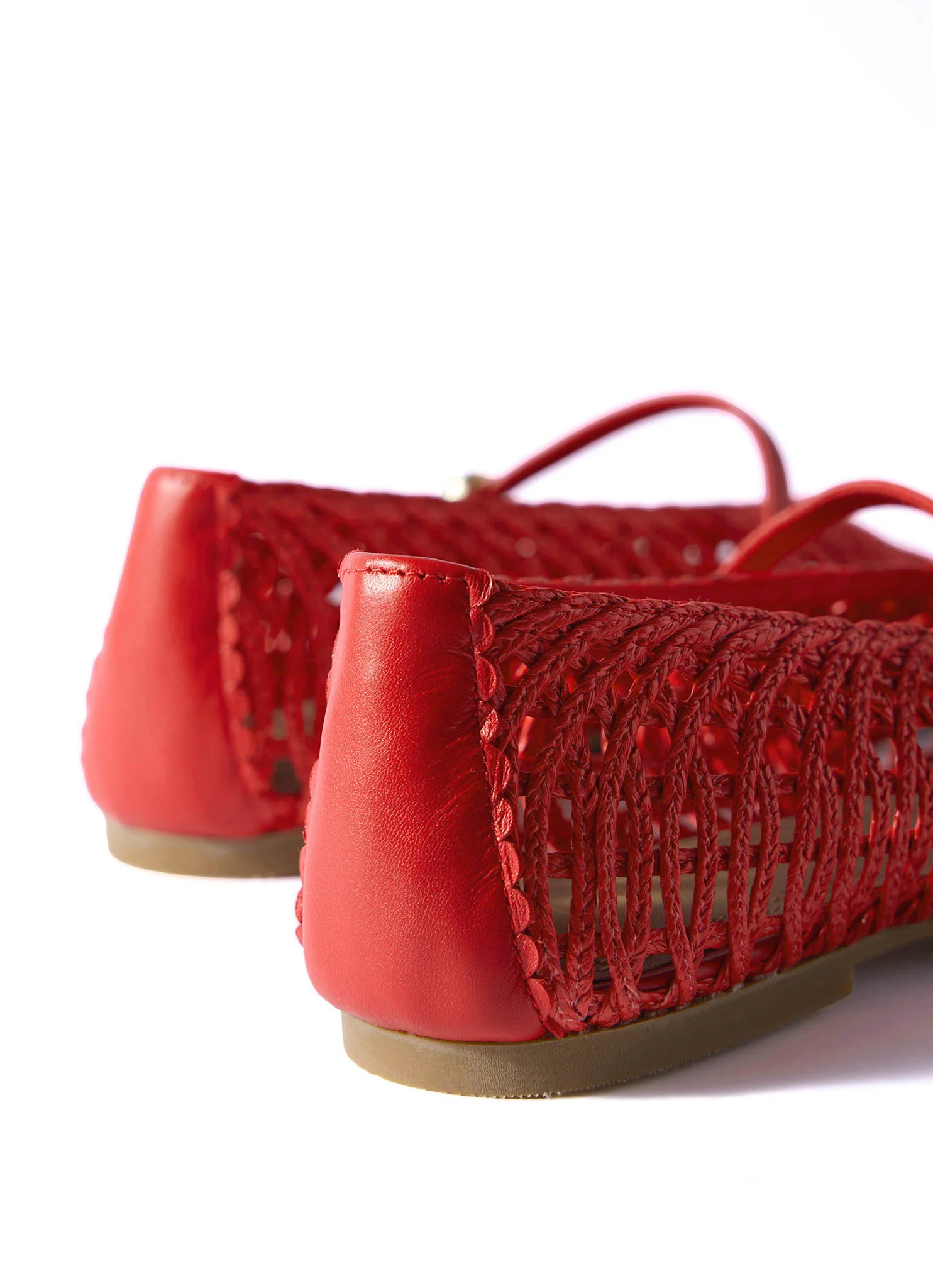 11630-lily-red-woven-ballet-flat-pumps-7.webp Lily Red Woven Ballet Flat Pumps
