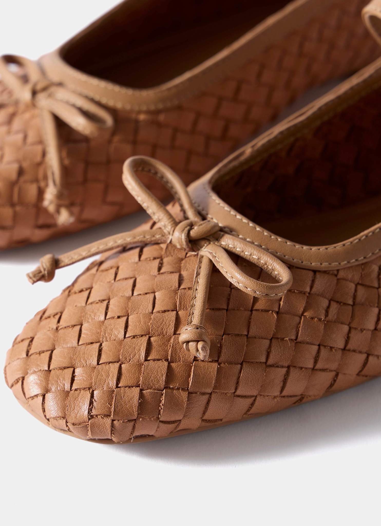 11637-charley-tan-leather-woven-pumps-5.jpg Charley Tan Leather Woven Pumps