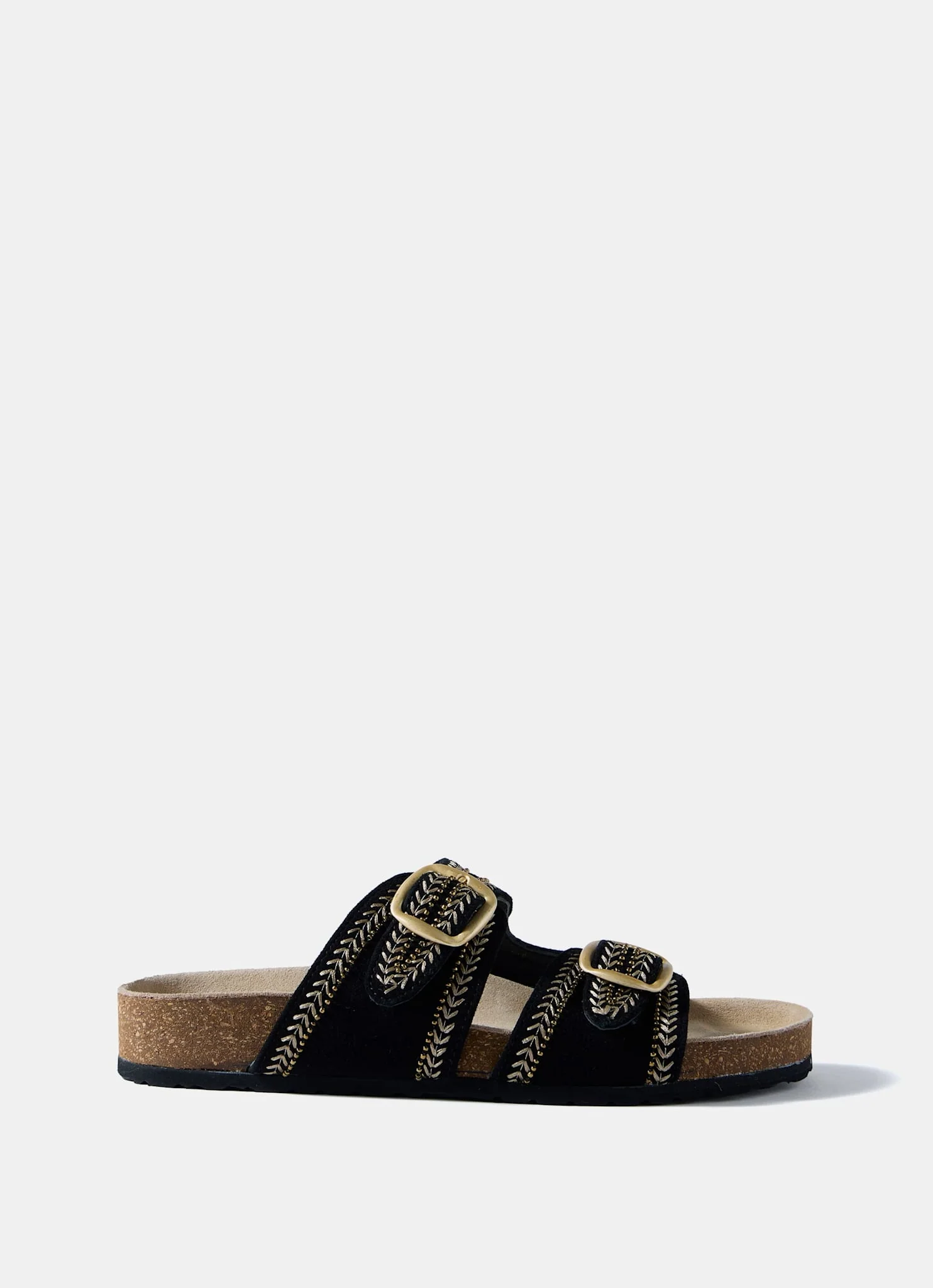 11644-ava-black-suede-beaded-sandals-2.webp Ava Black Suede Beaded Sandals