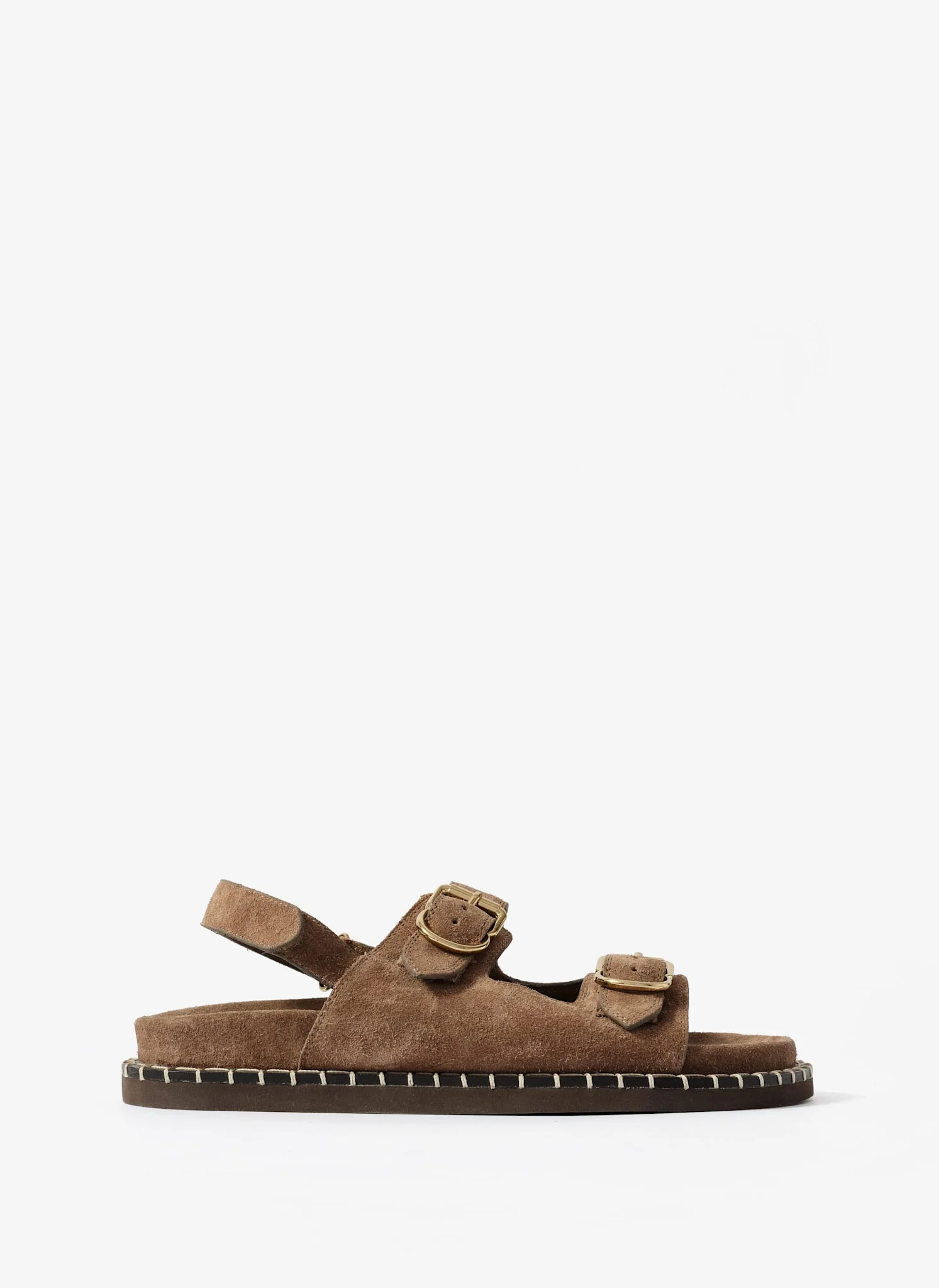 11651-aria-brown-suede-double-buckle-sandals-1.webp Aria Brown Suede Double Buckle Sandals