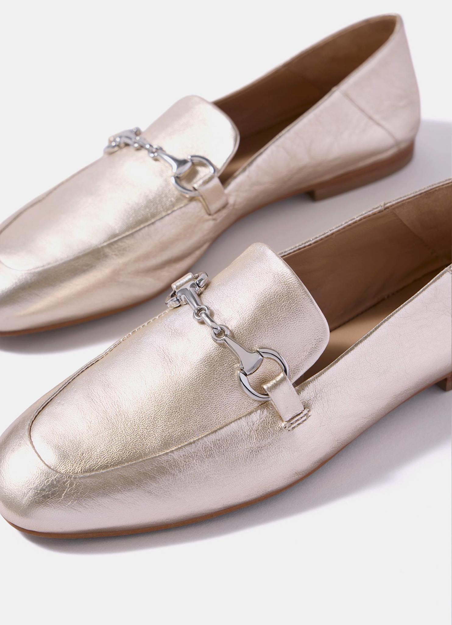 11665-camille-gold-leather-loafers-4.jpg Camille Gold Leather Loafers