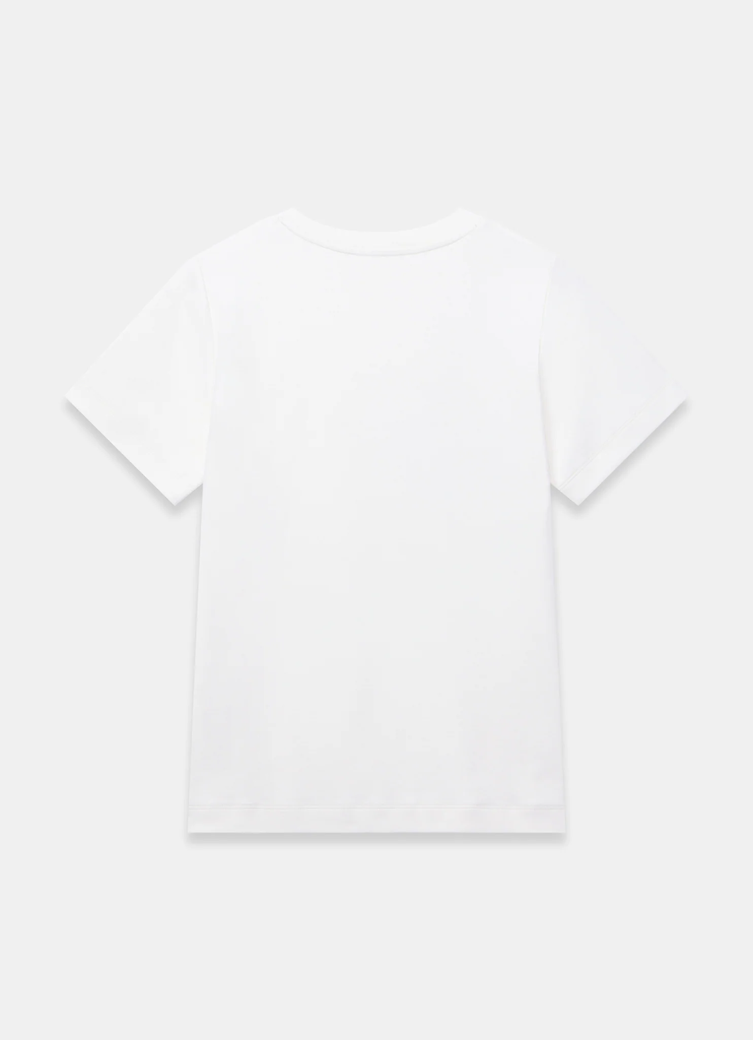 White Cotton Embellished T-Shirt