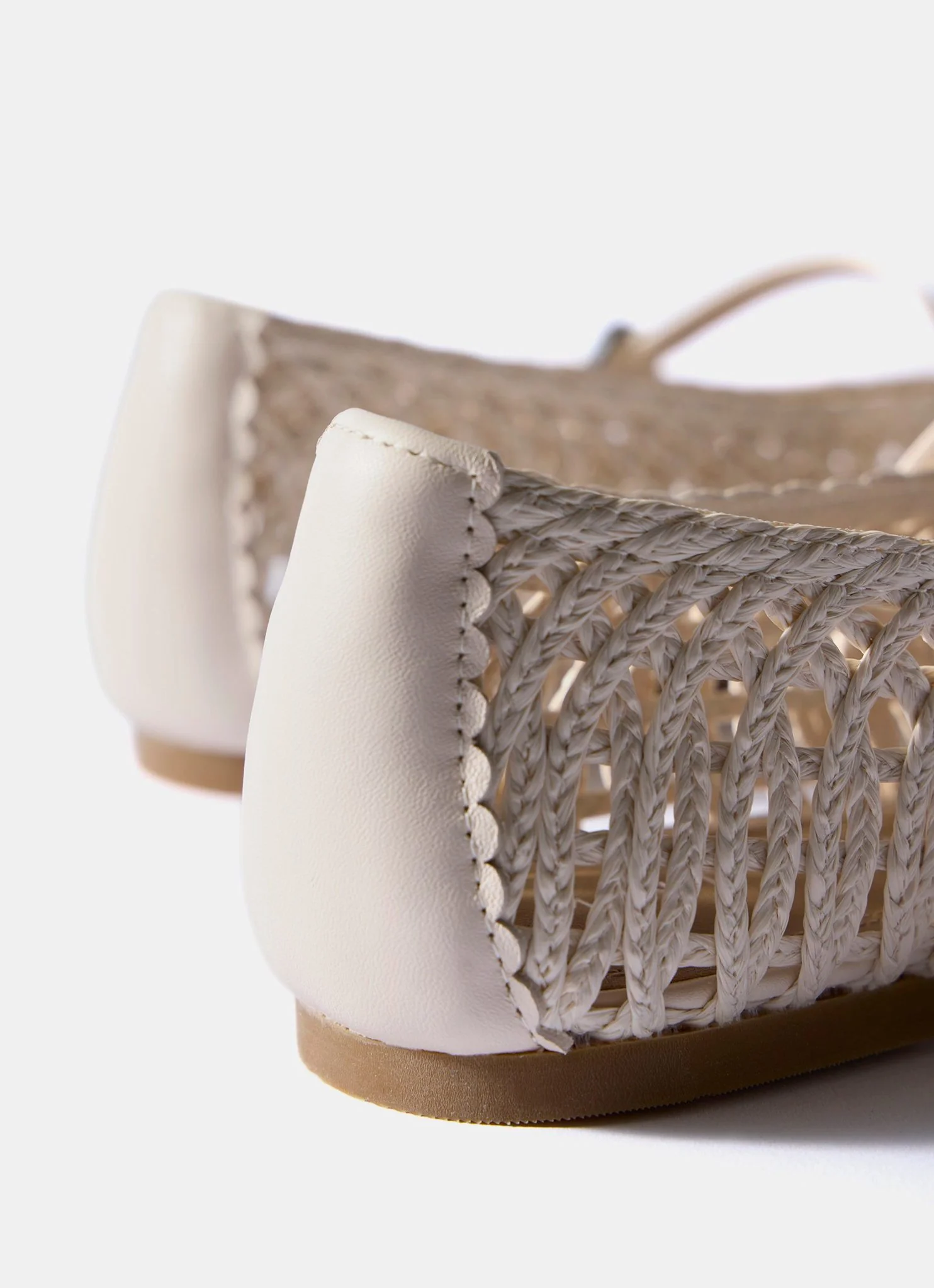 11728-lily-cream-woven-ballet-flat-pumps-5.webp Lily Cream Woven Ballet Flat Pumps
