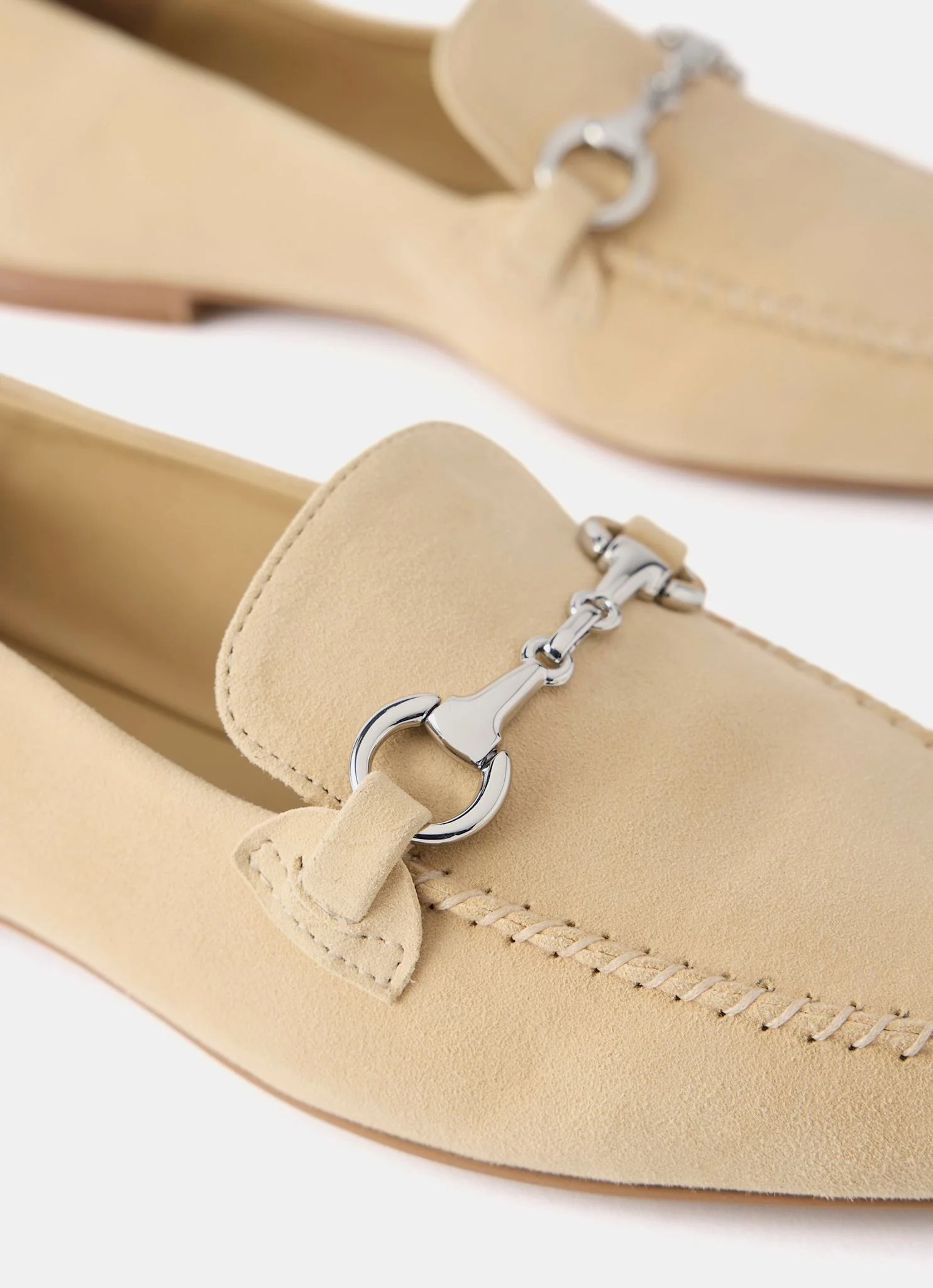 Claire Butter Yellow Suede Loafers