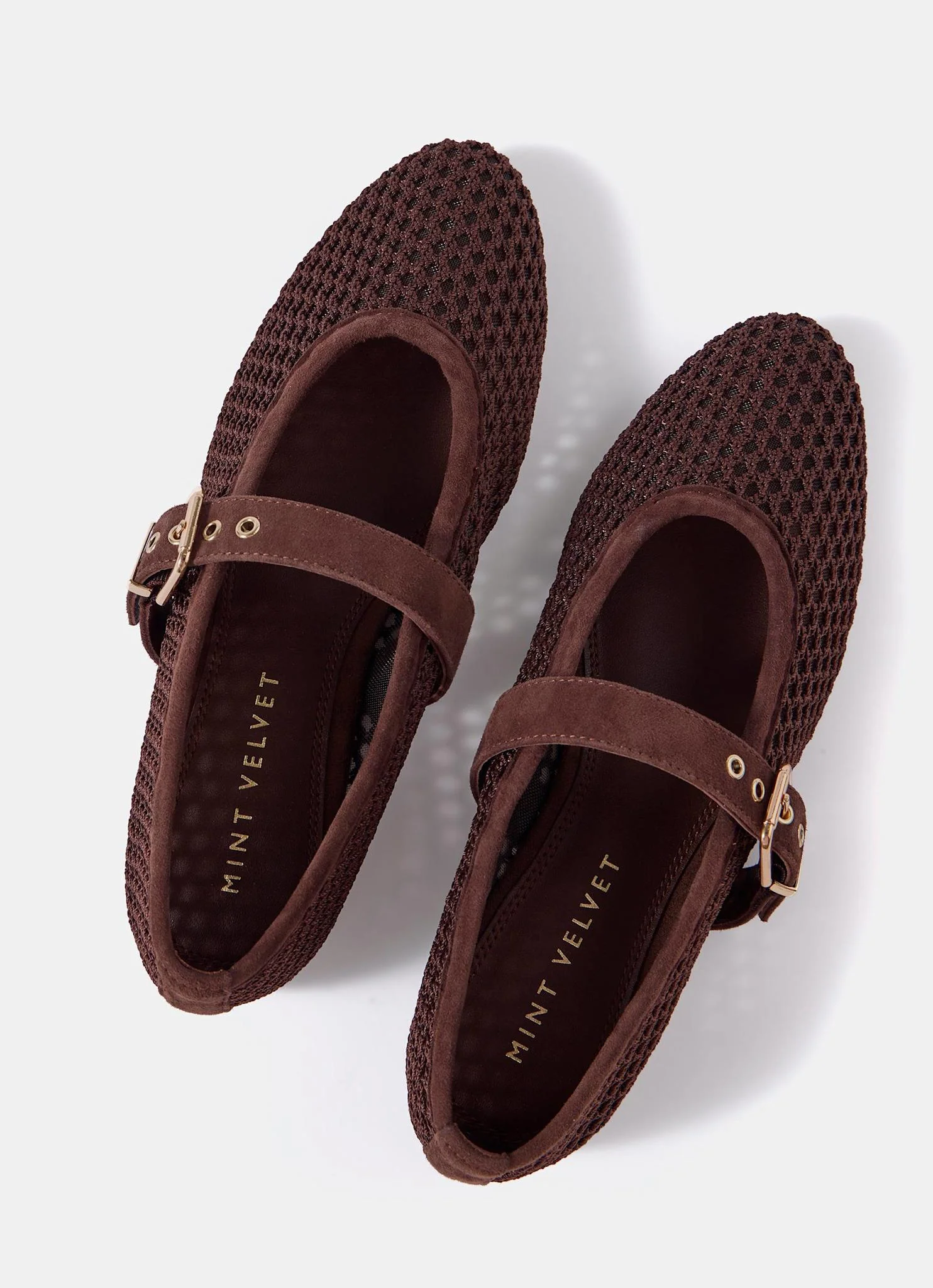 11840-trixie-brown-mesh-ballet-flat-pumps-4.webp Trixie Brown Mesh Ballet Flat Pumps