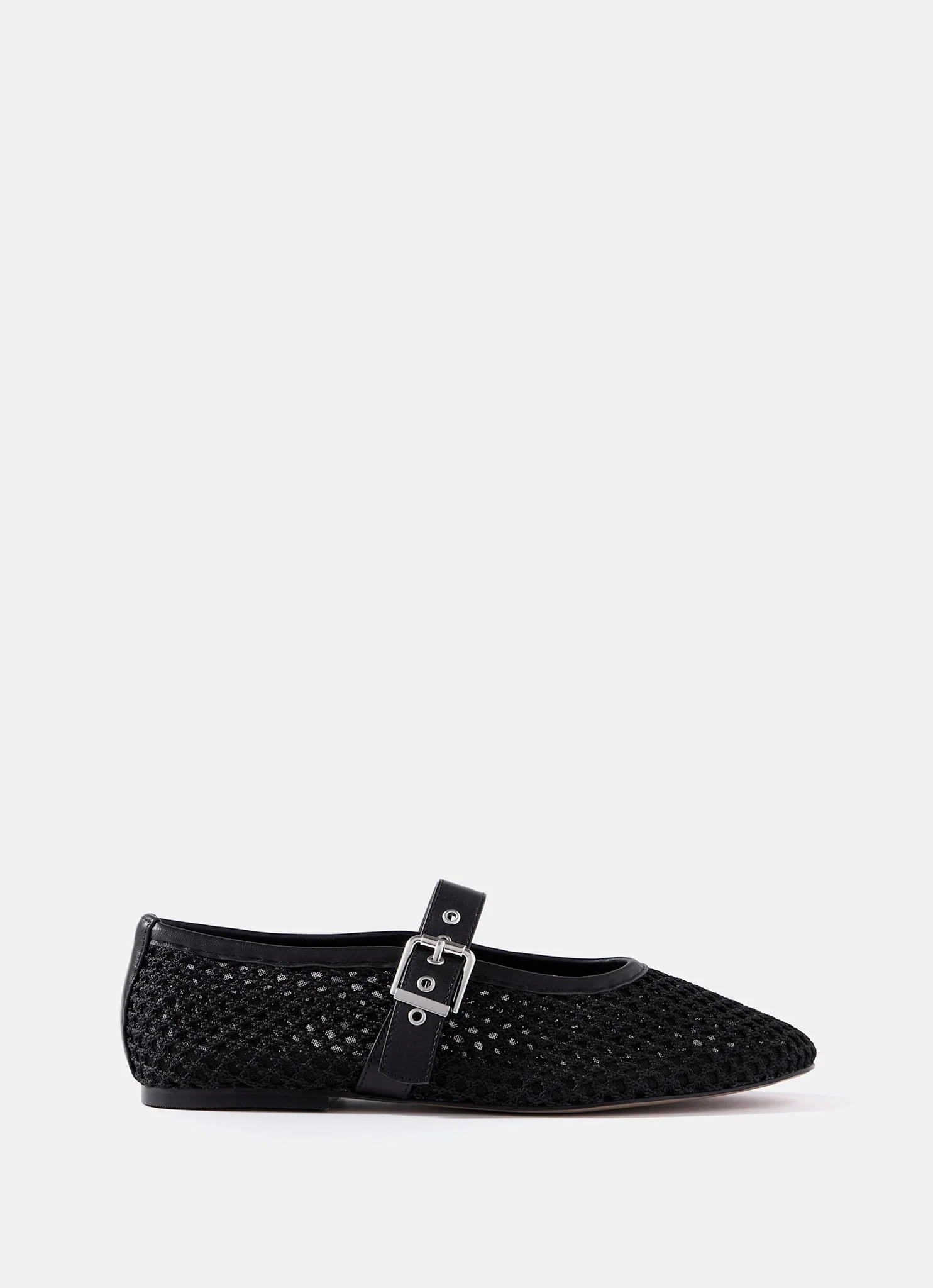 11847-trixie-black-mesh-ballet-flat-pumps-2.webp Trixie Black Mesh Ballet Flat Pumps