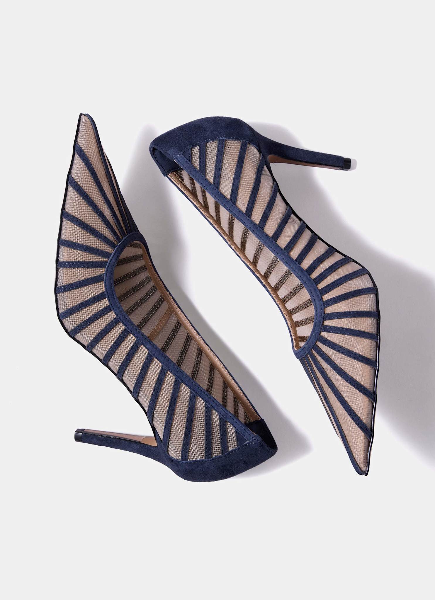 11889-kya-navy-caged-court-shoe-5.jpg Kya Navy Caged Court Shoe