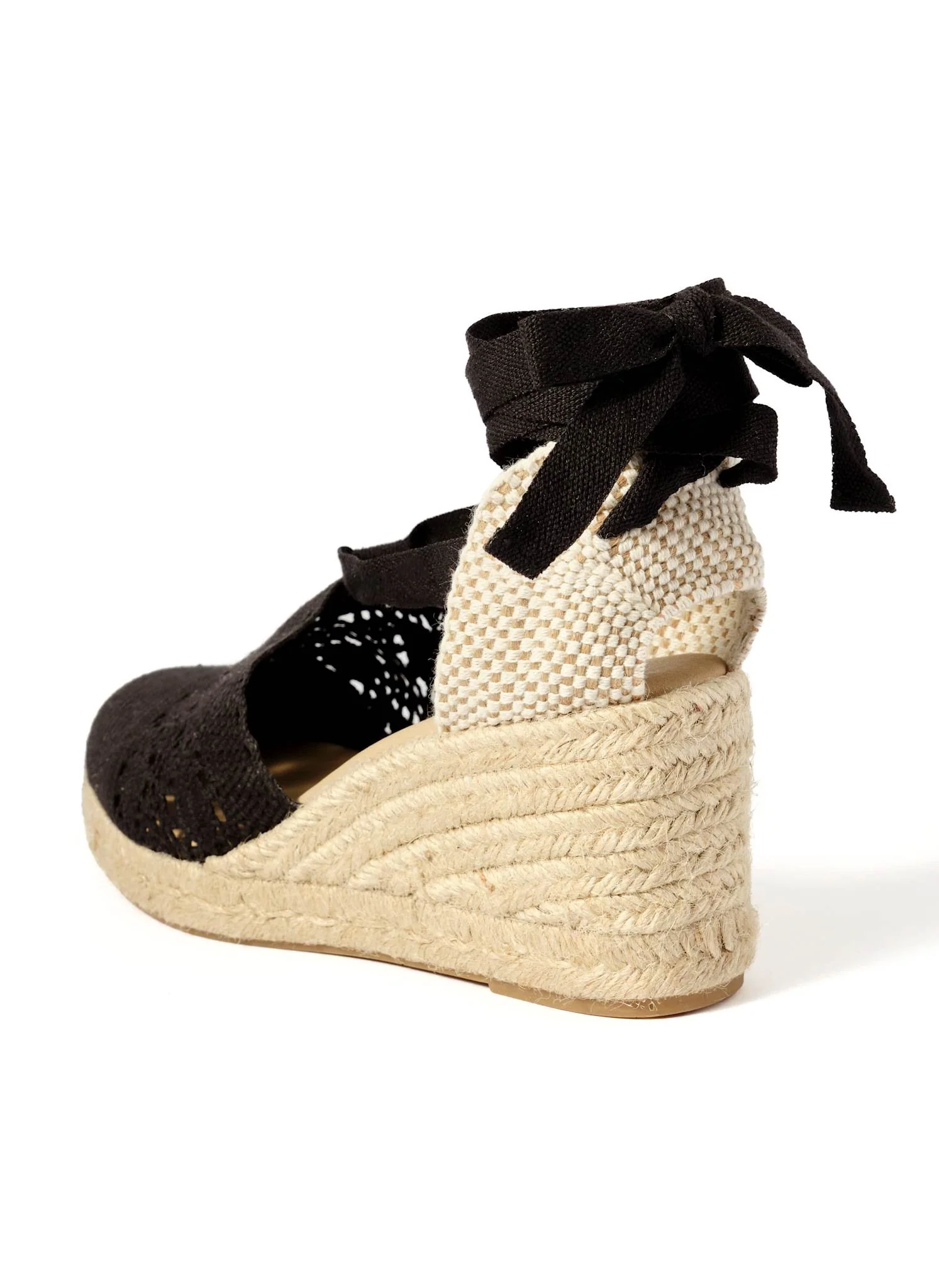 11910-laura-black-espadrille-wedge-sandals-3.webp Laura Black Espadrille Wedge Sandals