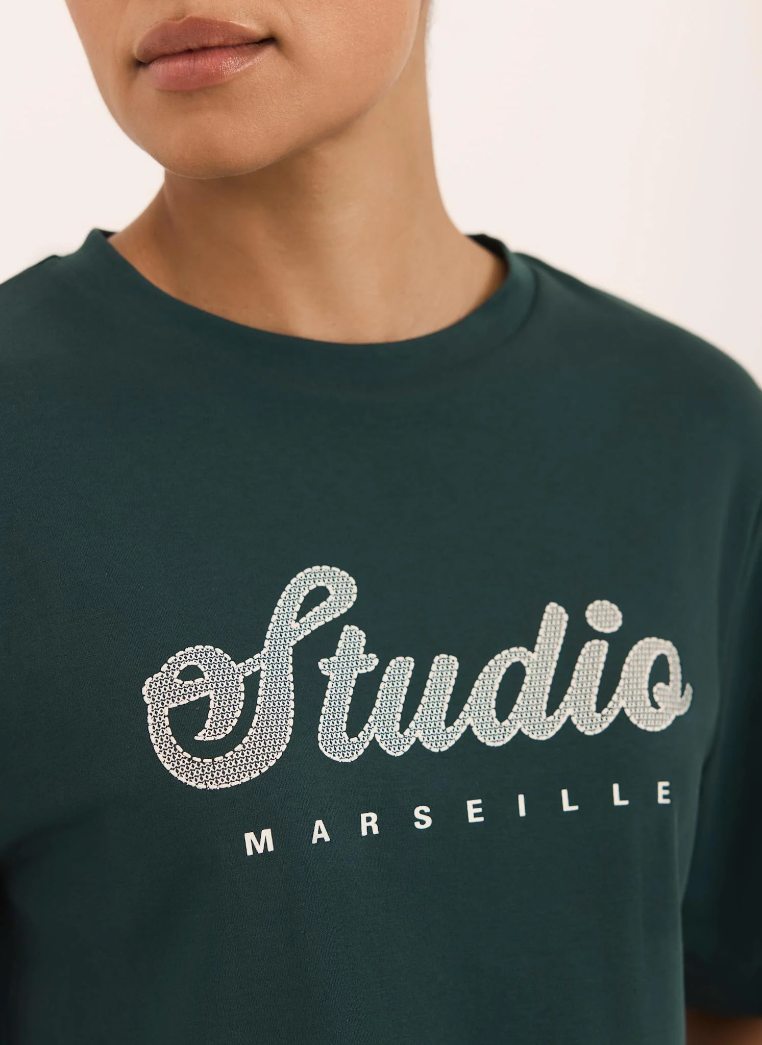 Teal Studio Graphic T Shirt