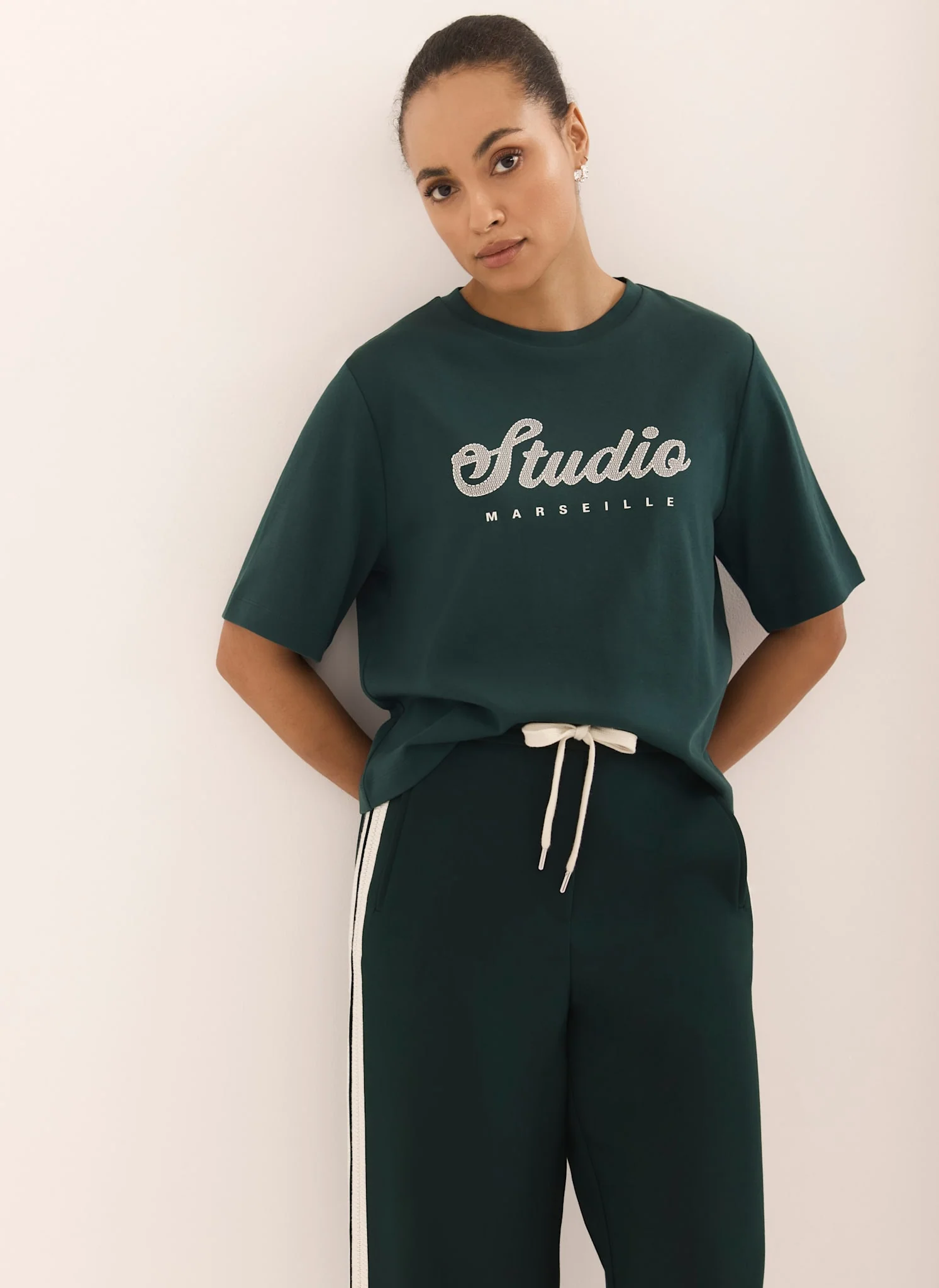 Teal Studio Graphic T Shirt