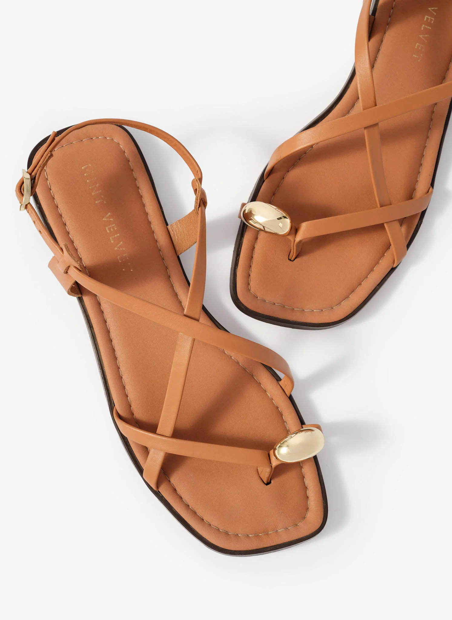 11951-sofia-tan-leather-strappy-sandals-7.webp Sofia Tan Leather Strappy Sandals