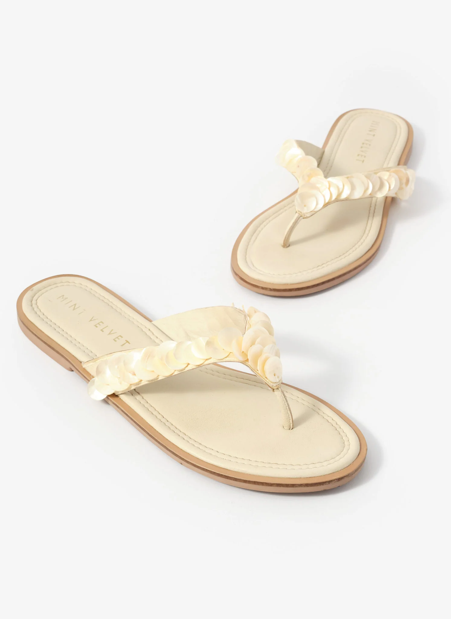 11965-freya-cream-pearl-detail-flip-flop-sandals-4.webp Freya Cream Pearl Detail Flip Flop Sandals