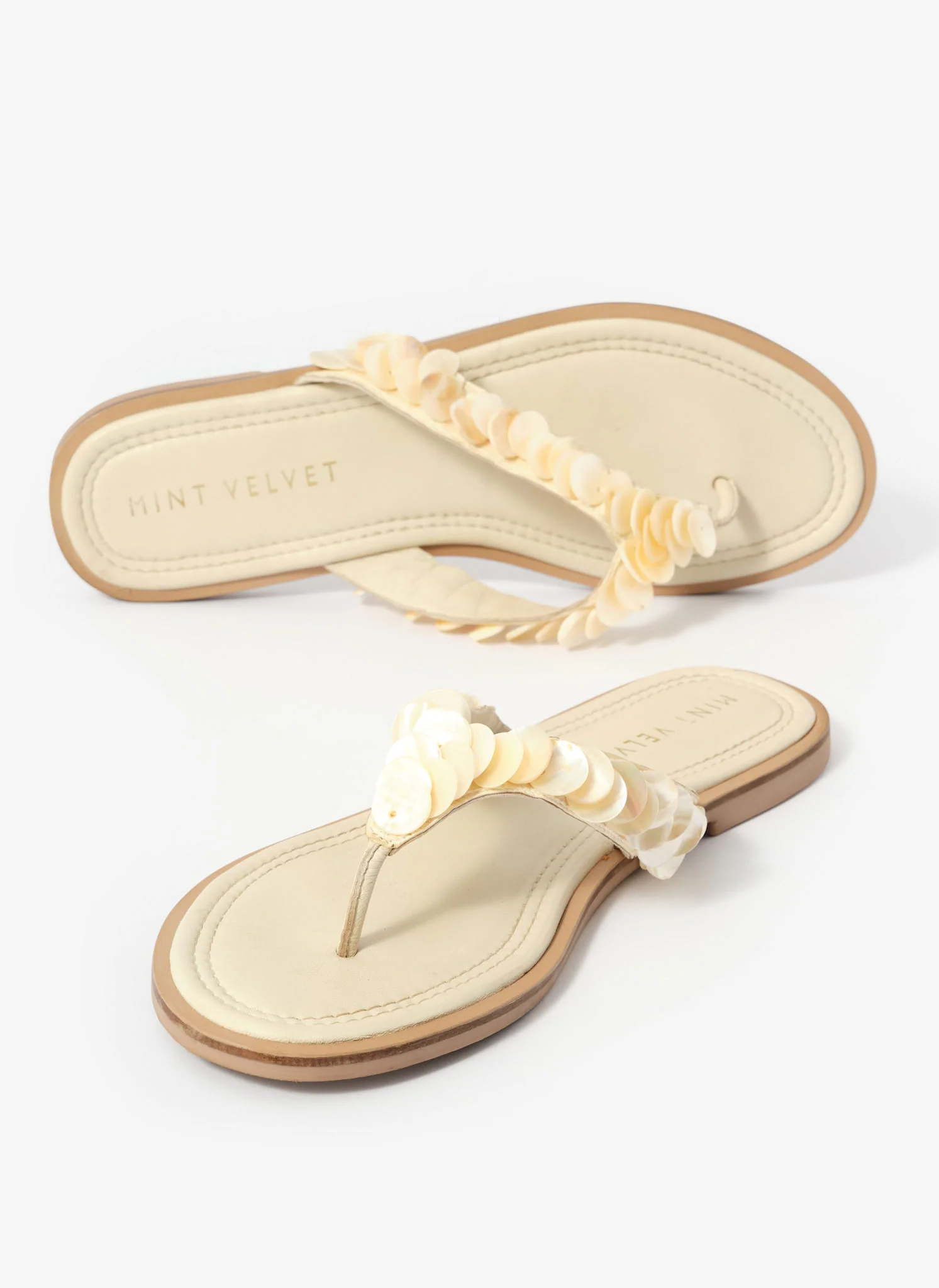 11965-freya-cream-pearl-detail-flip-flop-sandals-5.webp Freya Cream Pearl Detail Flip Flop Sandals