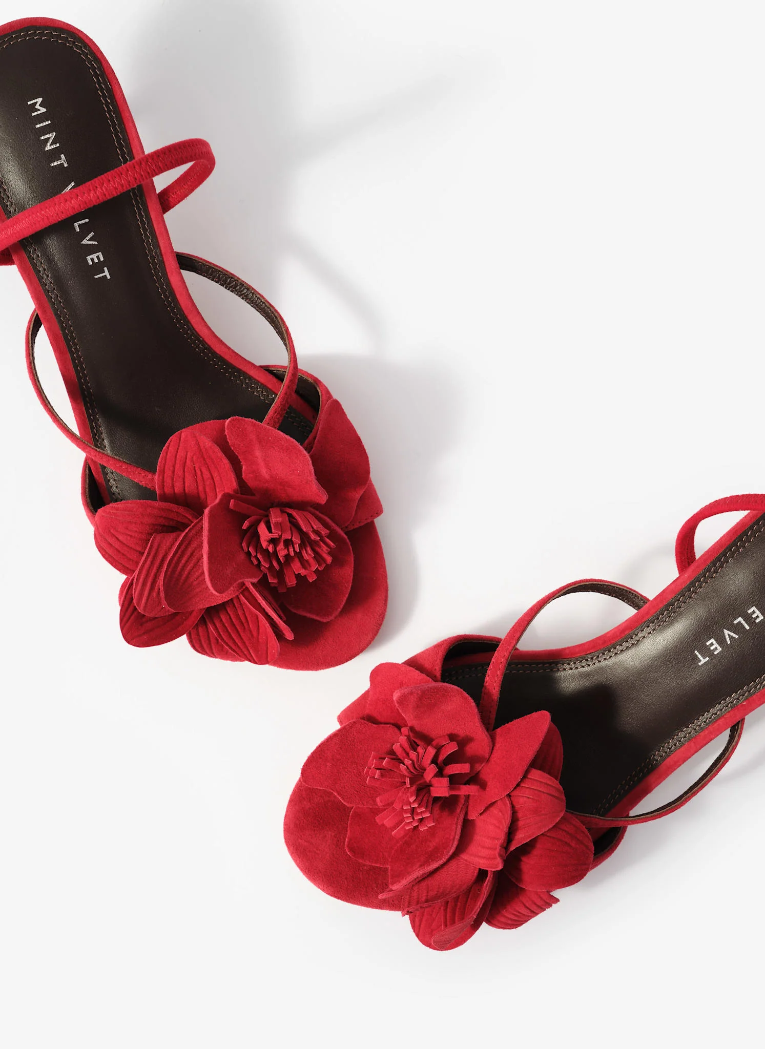12092-bri-red-suede-flower-detail-heels-4.webp Bri Red Suede Flower Detail Heels