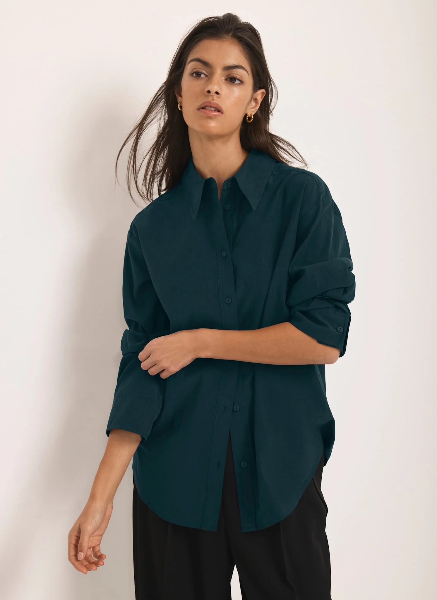 12126-teal-oversized-long-sleeve-shirt-2.webp Teal Oversized Long Sleeve Shirt