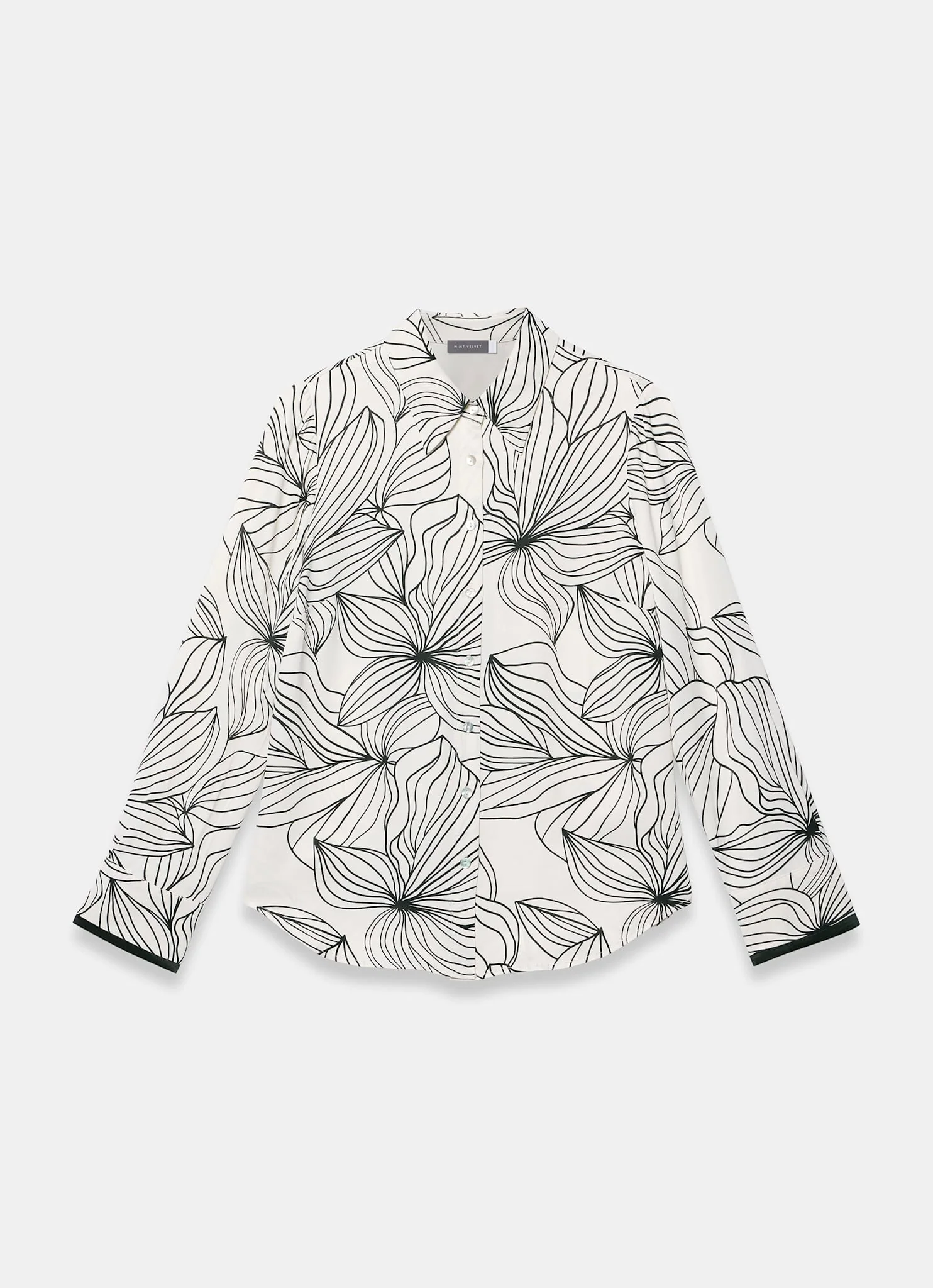 12162-cream-floral-print-satin-shirt-6.webp Cream Floral Print Satin Shirt