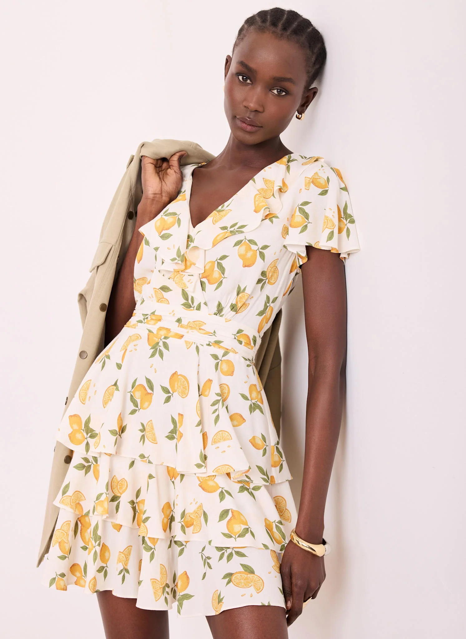1220-yellow-lemon-print-mini-dress-1.webp Yellow Lemon Print Mini Dress