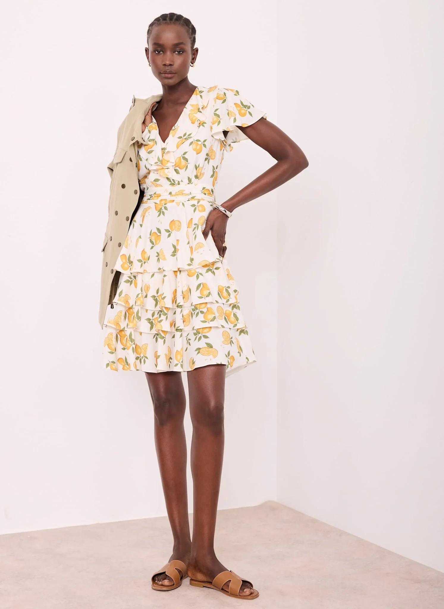 1220-yellow-lemon-print-mini-dress-3.webp Yellow Lemon Print Mini Dress