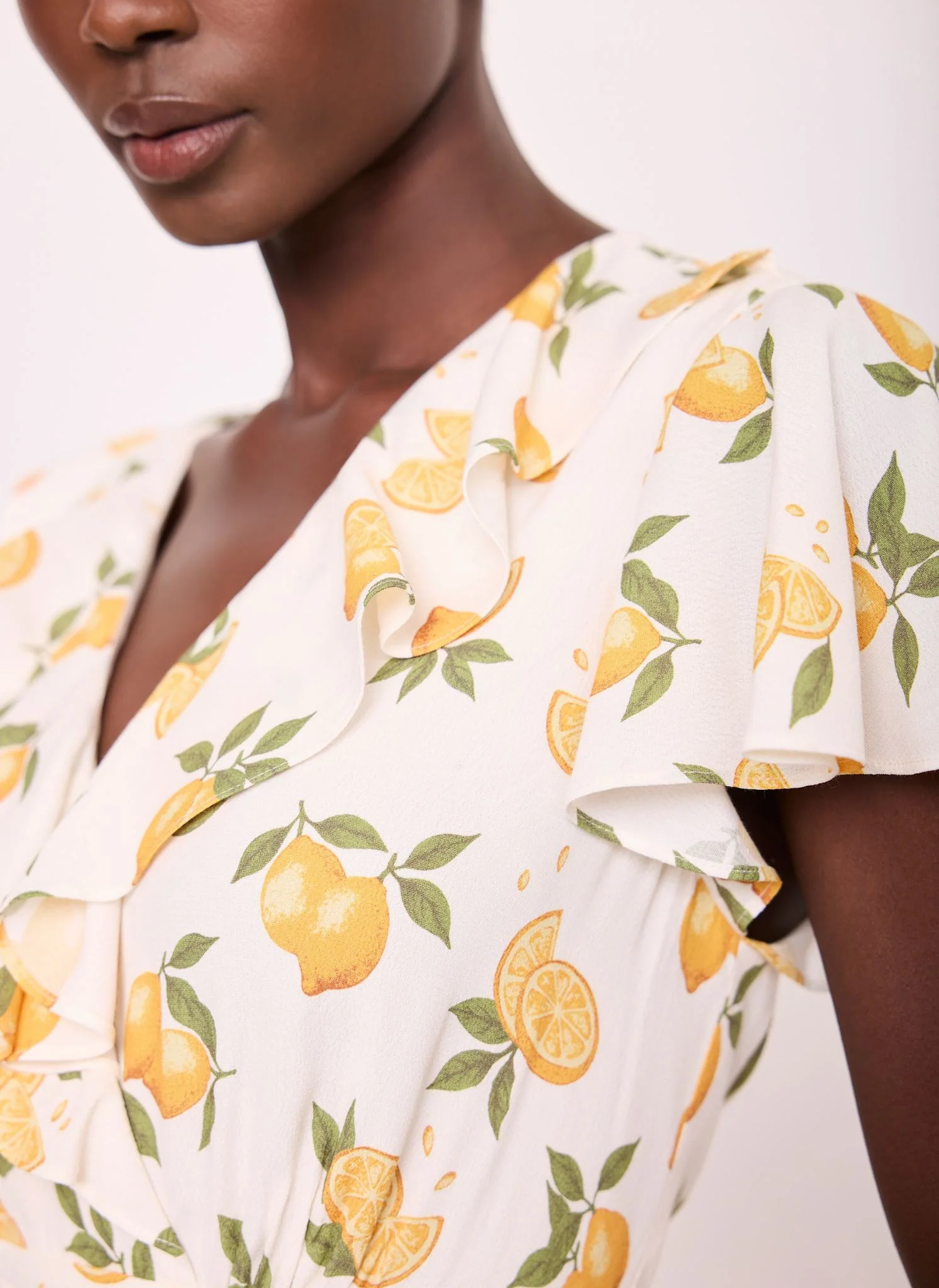 1220-yellow-lemon-print-mini-dress-4.webp Yellow Lemon Print Mini Dress
