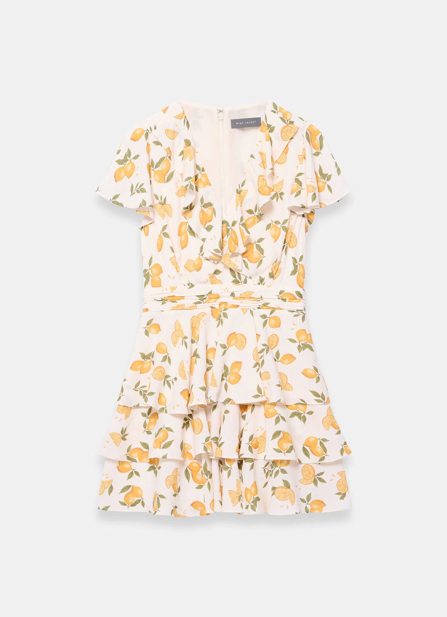 1220-yellow-lemon-print-mini-dress-6.webp Yellow Lemon Print Mini Dress