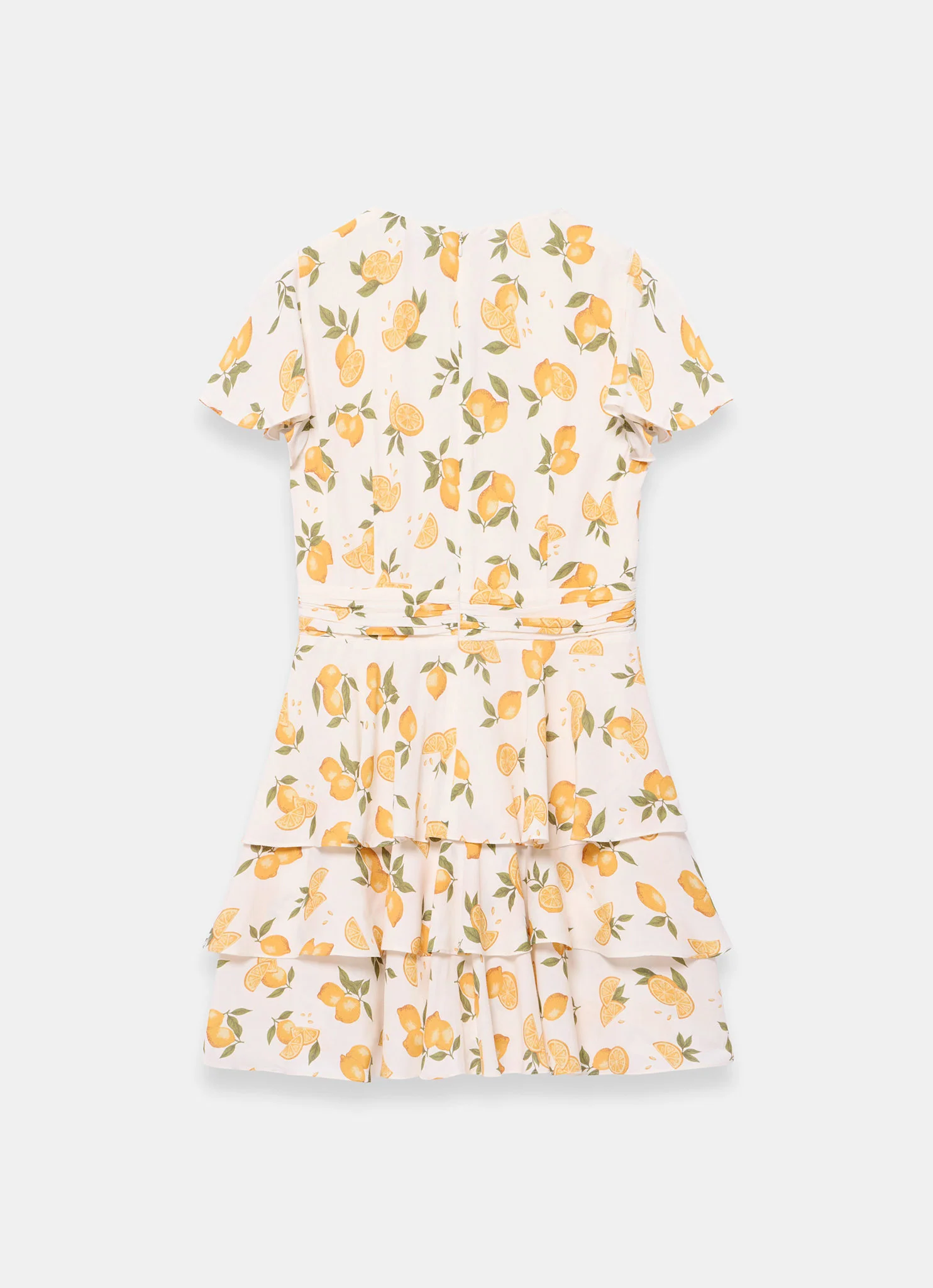 1220-yellow-lemon-print-mini-dress-7.webp Yellow Lemon Print Mini Dress