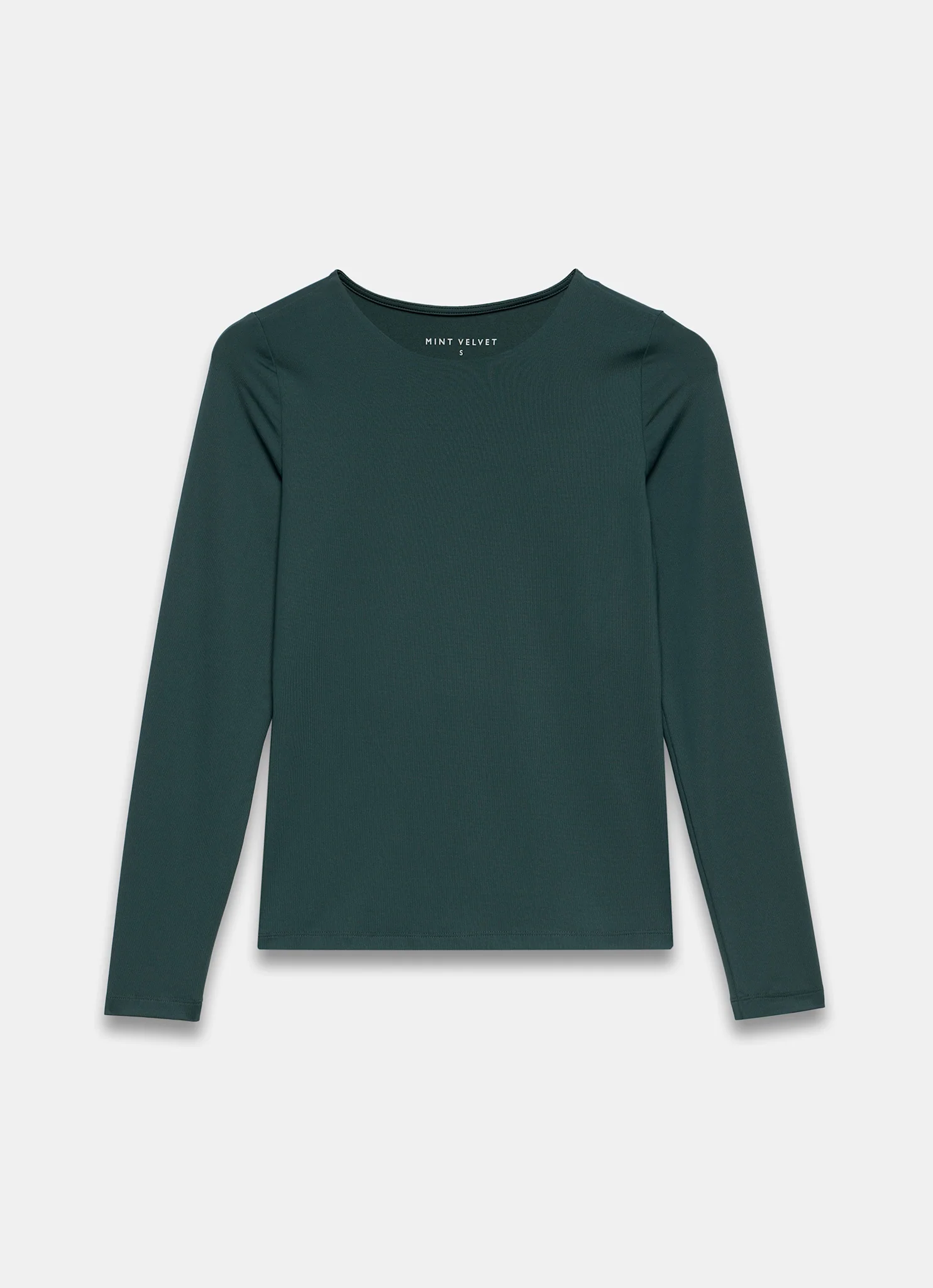 12218-teal-layering-crew-neck-top-4.webp Teal Layering Crew Neck Top