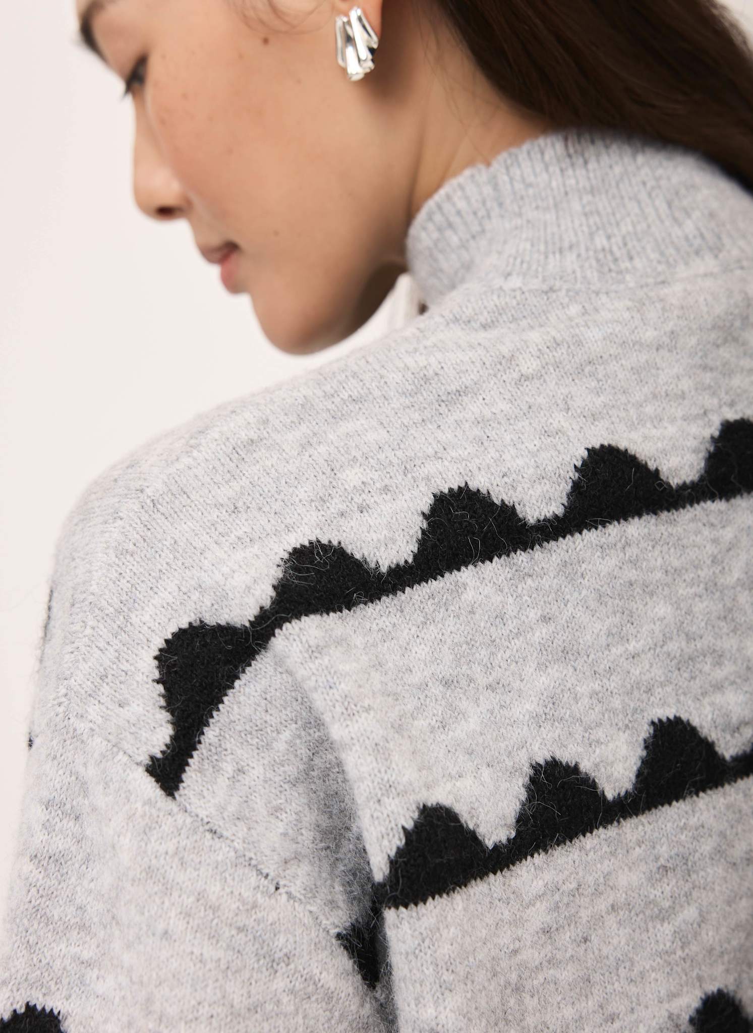 12372-grey-scallop-knit-jumper-5.jpg Grey Scallop Knit Jumper