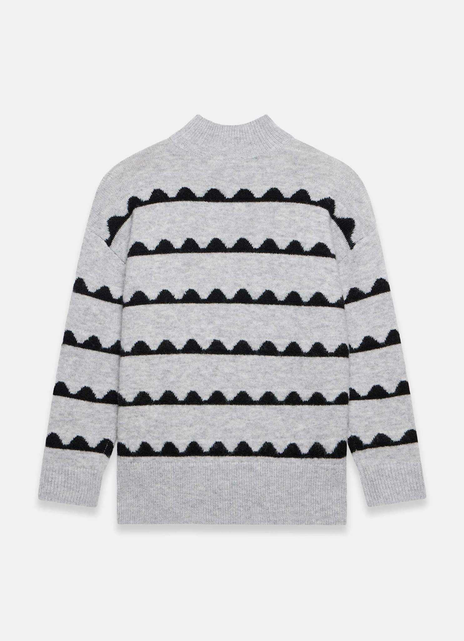 12372-grey-scallop-knit-jumper-7.jpg Grey Scallop Knit Jumper