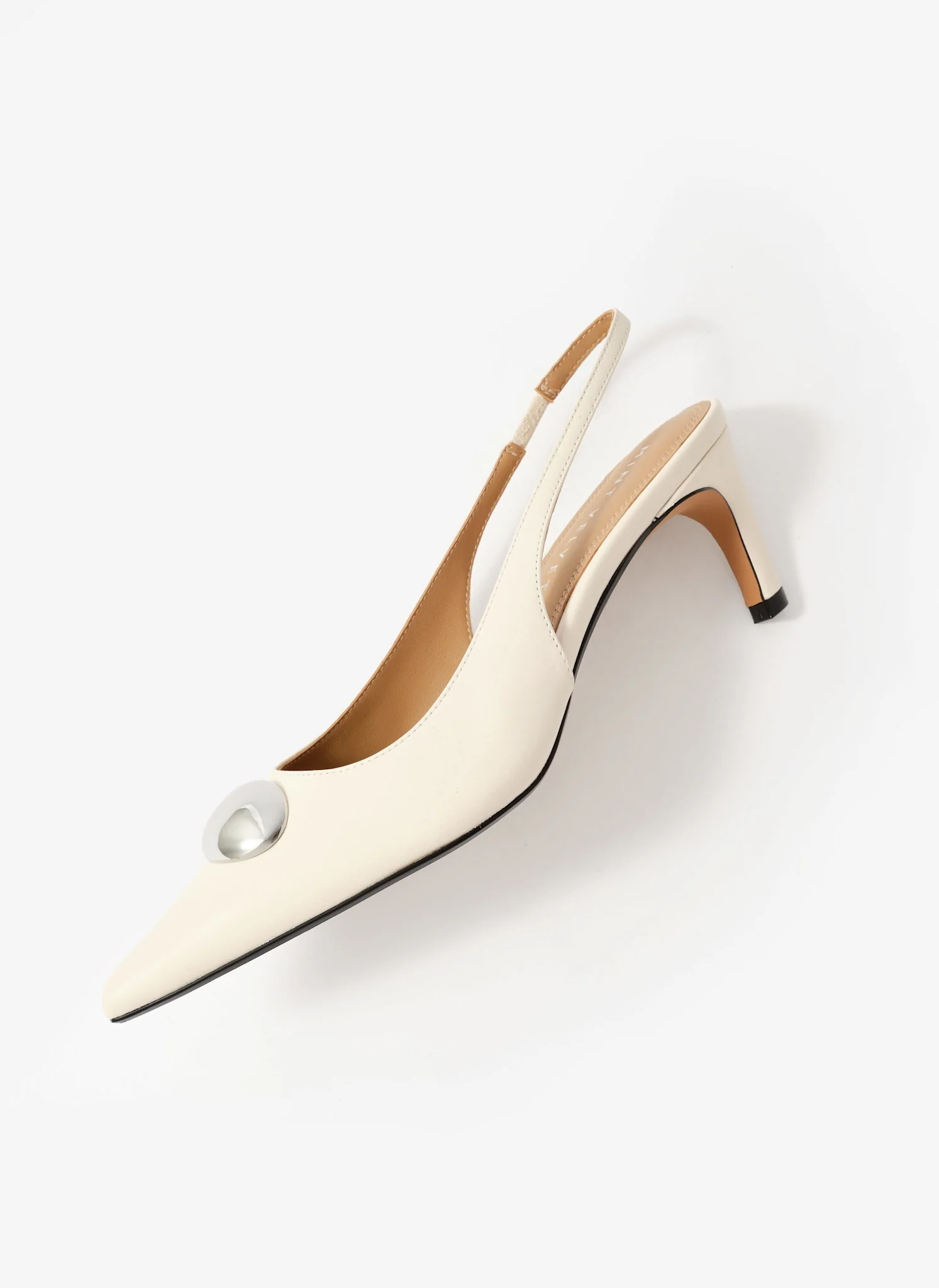 12462-ren-white-leather-sling-back-heels-4.webp Ren White Leather Sling Back Heels