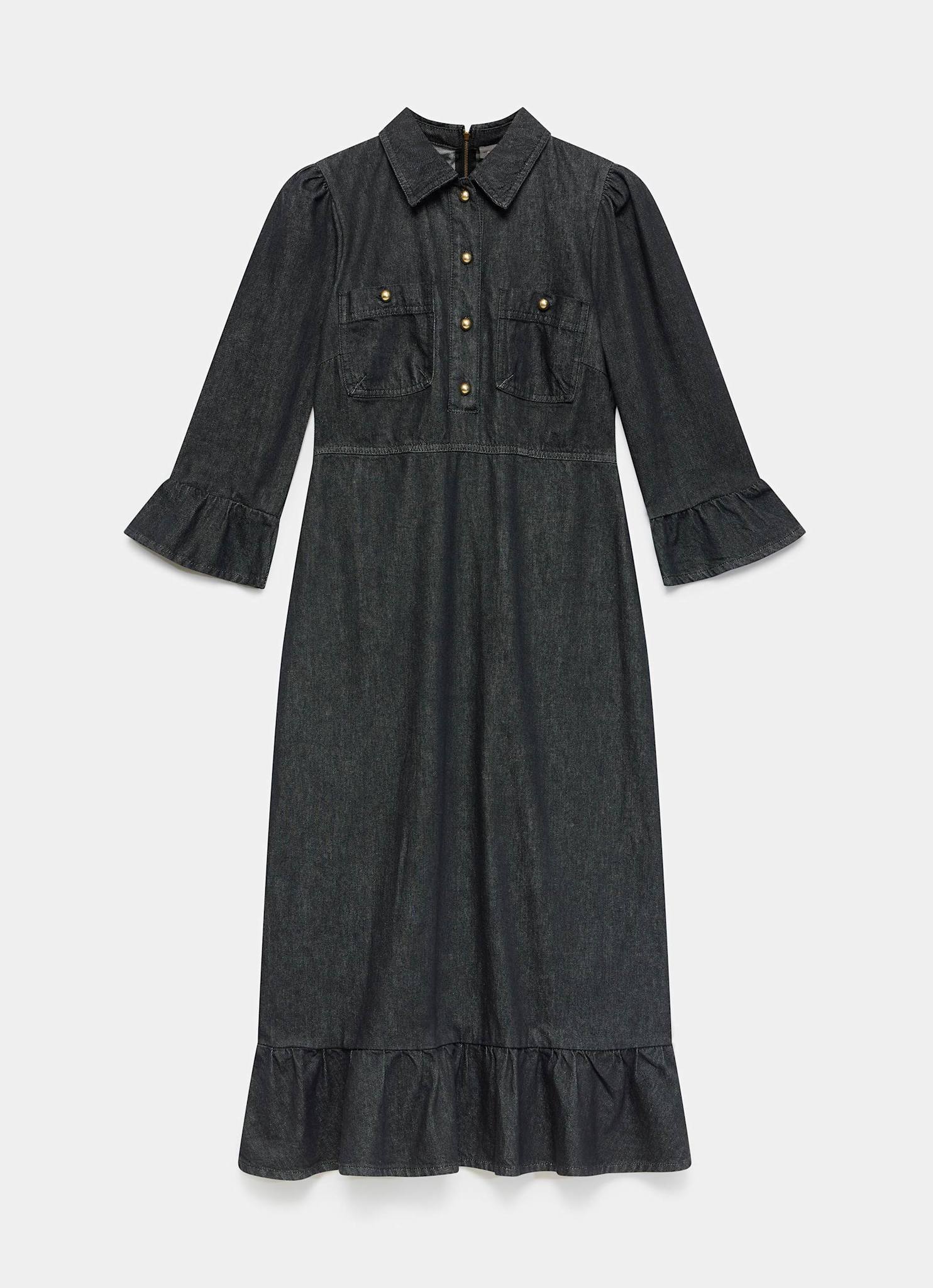 12527-black-denim-midi-shirt-dress-7.jpg Black Denim Midi Shirt Dress