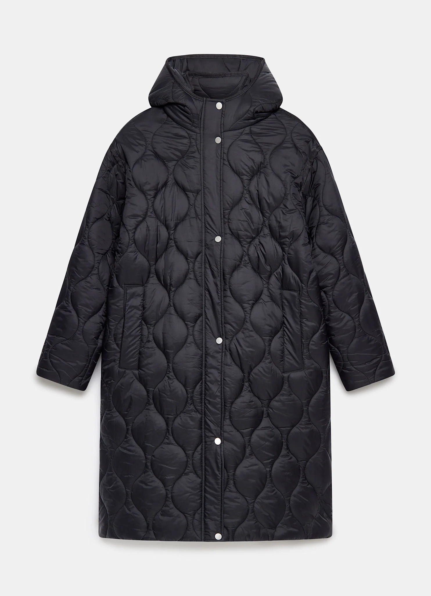 12543-black-double-layer-quilted-coat-7.webp Black Double Layer Quilted Coat