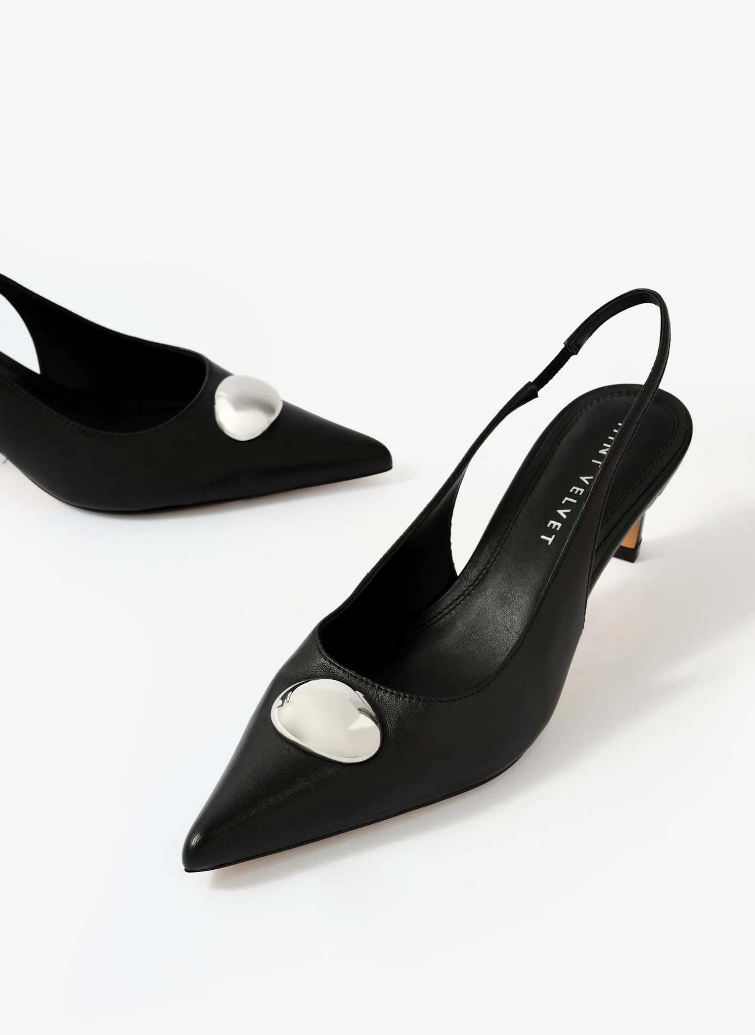 12556-ren-black-leather-sling-back-heels-4.webp Ren Black Leather Sling Back Heels