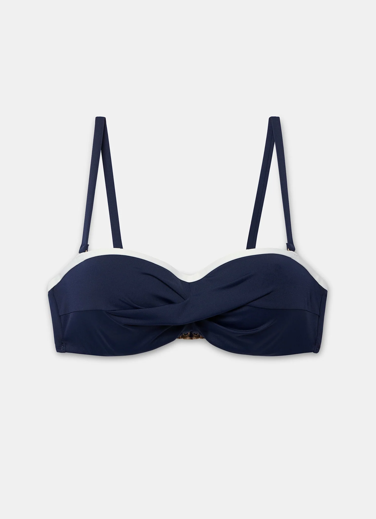 Navy Bandeau Bikini Top