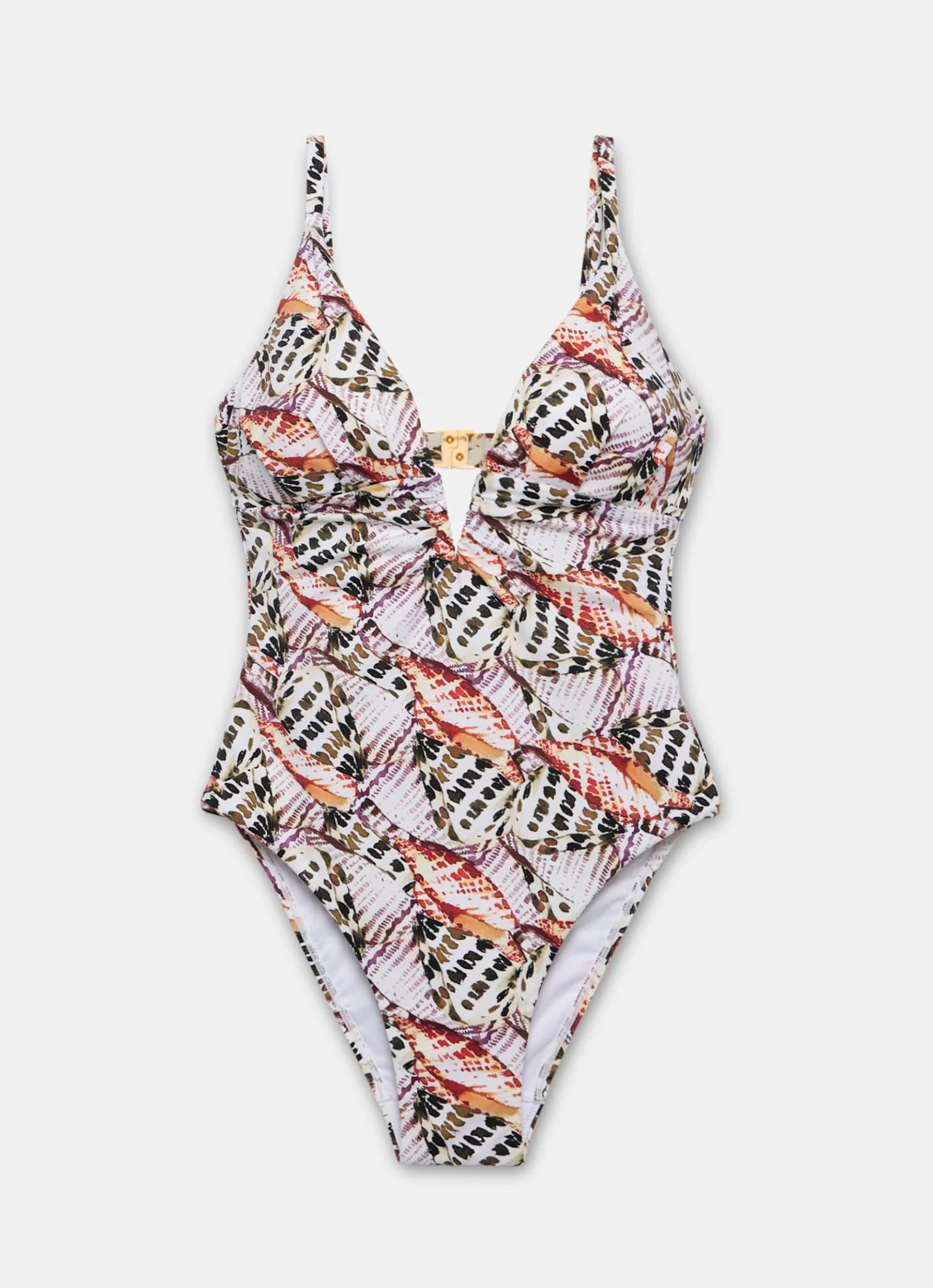 12675-neutral-printed-plunge-neckline-swimsuit-7.webp Neutral Printed Plunge Neckline Swimsuit