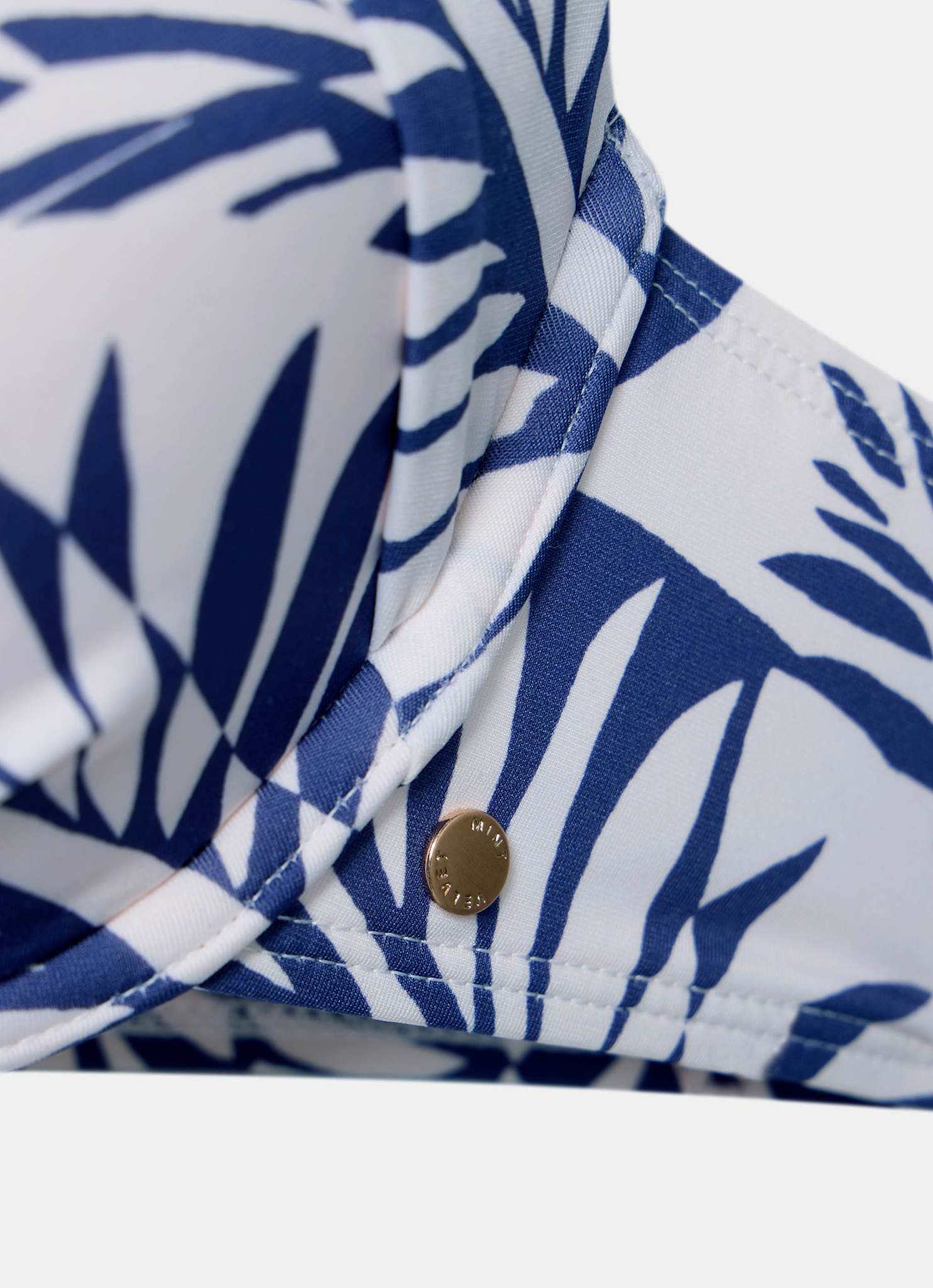 12819-blue-palm-print-halter-bikini-top-7.jpg Blue Palm Print Halter Bikini Top