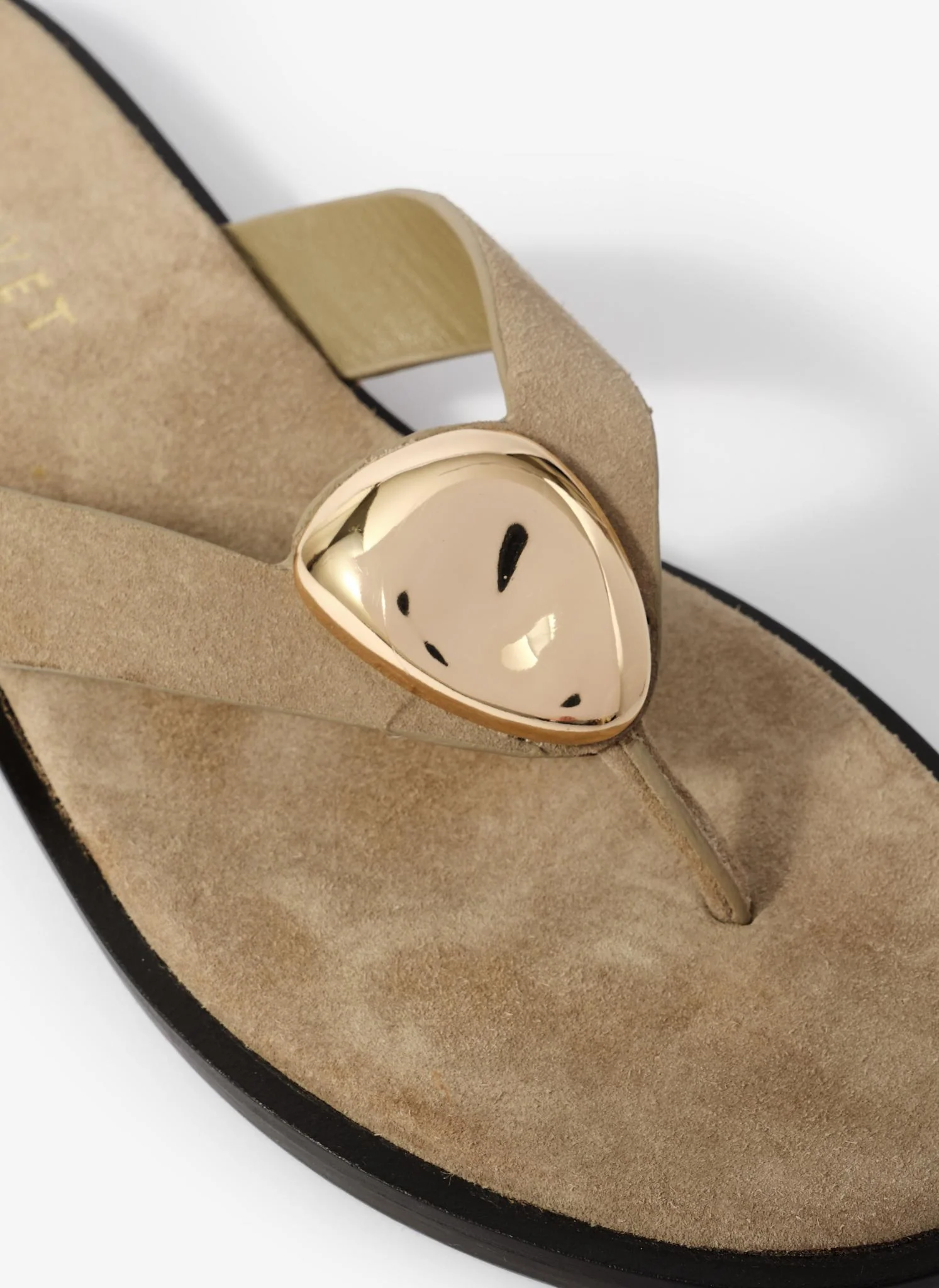 12850-nova-khaki-suede-flip-flop-sandals-4.webp Nova Khaki Suede Flip Flop Sandals