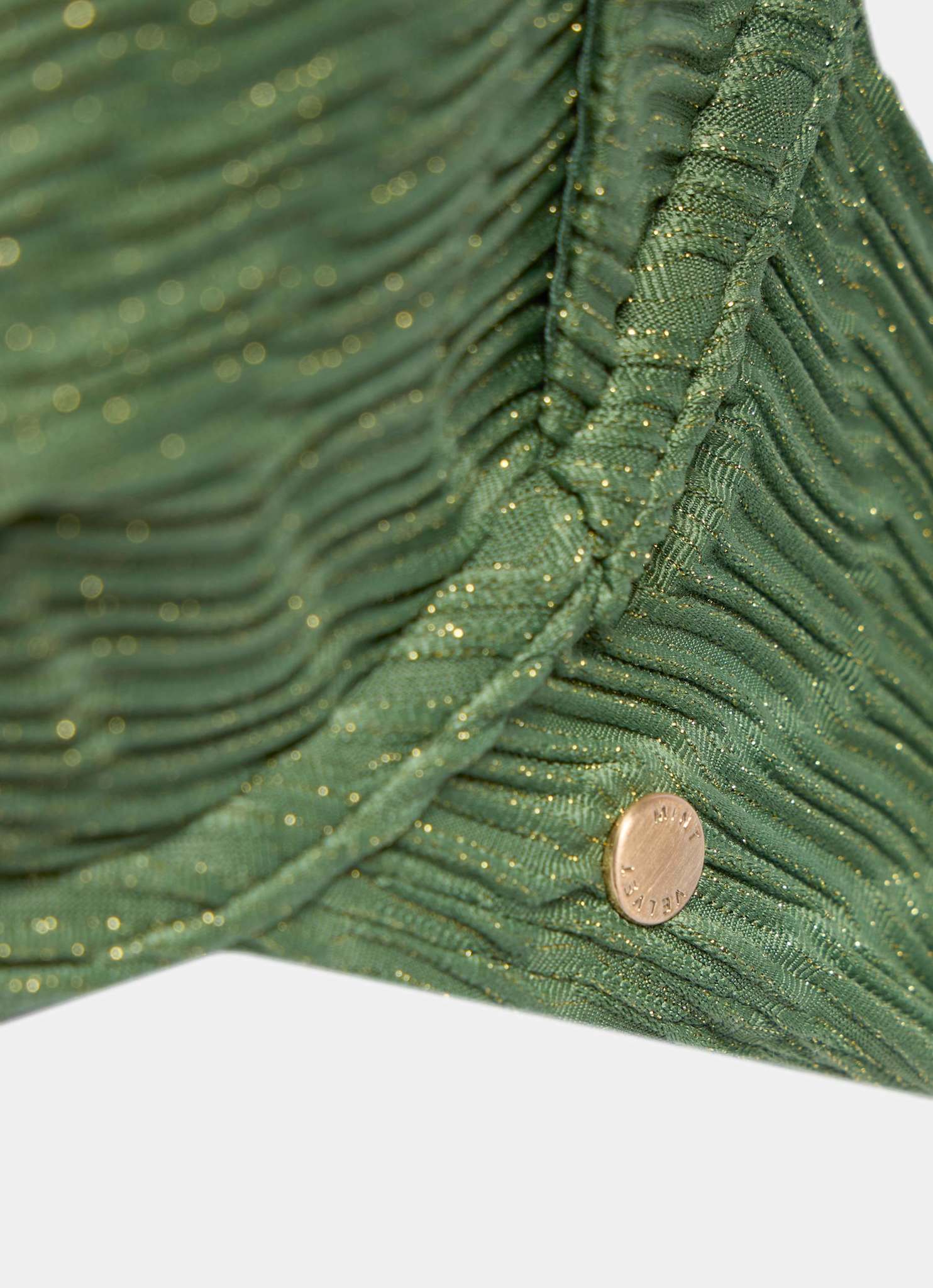 12889-green-textured-halter-bikini-top-6.jpg Green Textured Halter Bikini Top