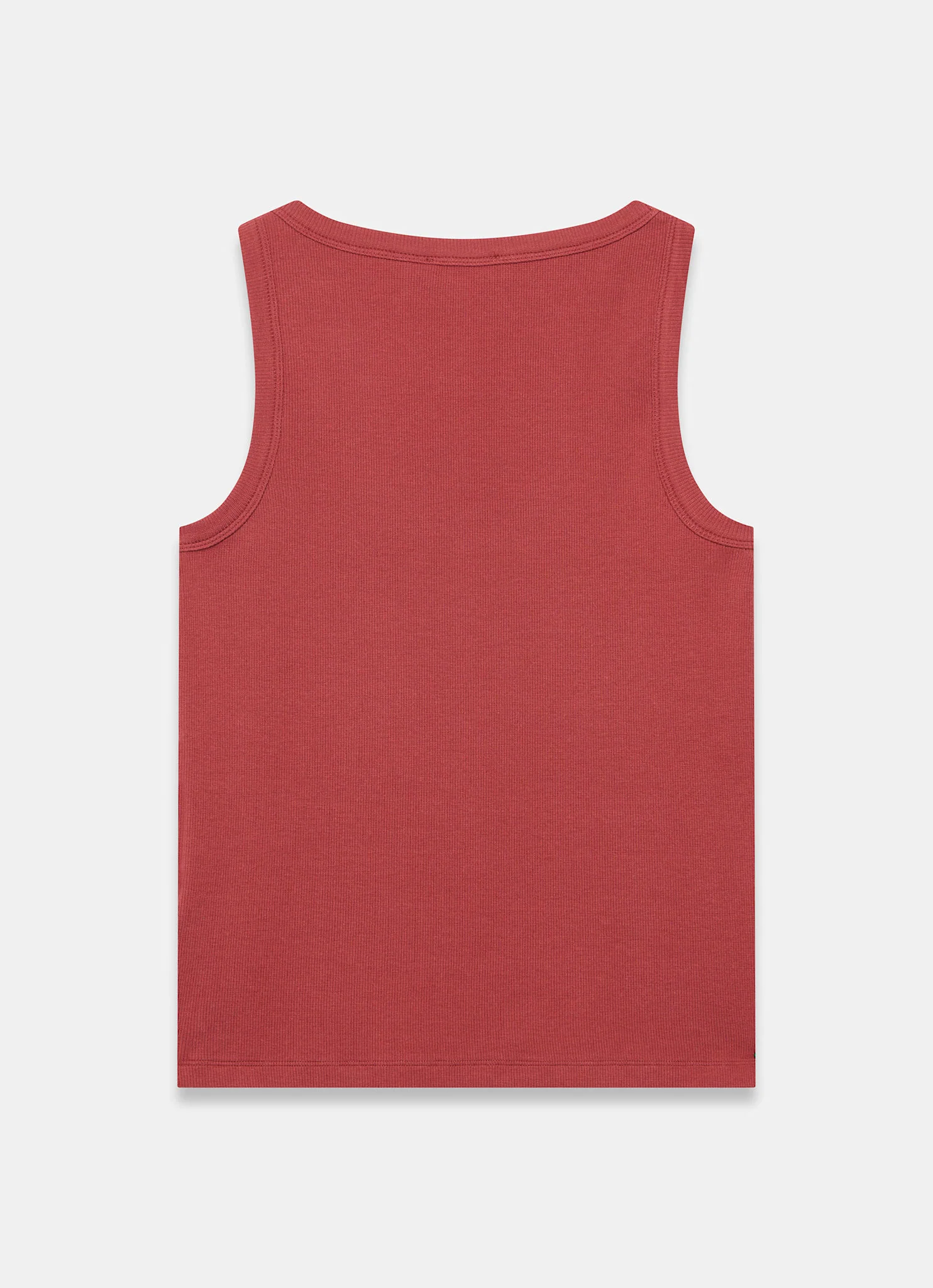 129-red-cotton-blend-scoop-vest-top-8.webp Red Cotton Blend Scoop Vest Top