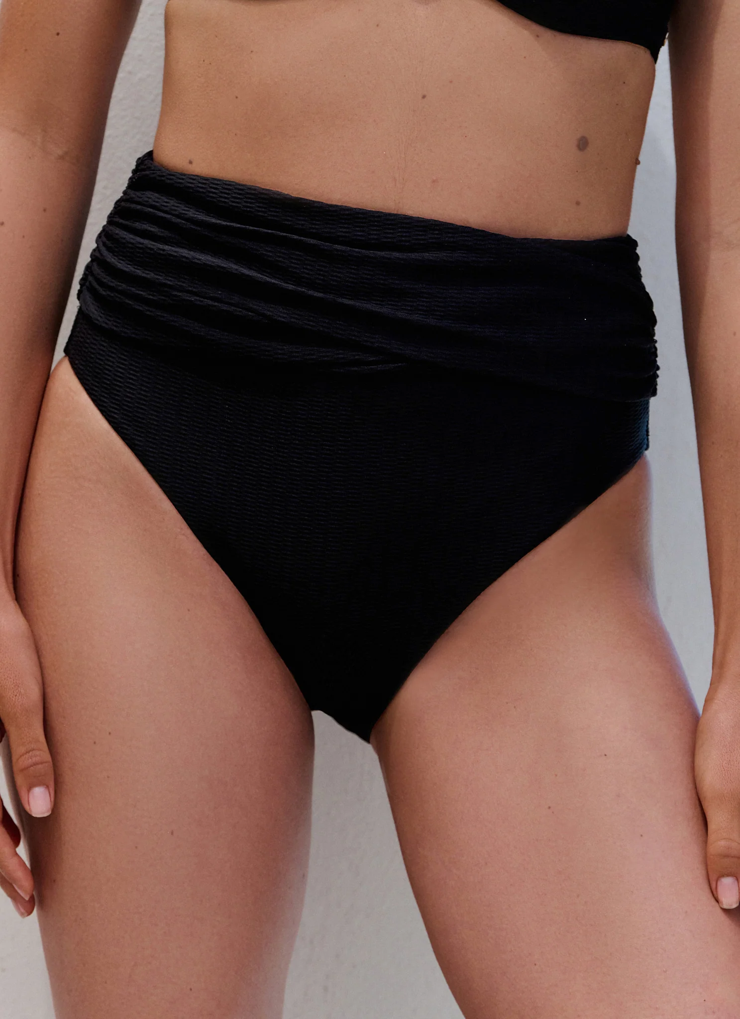 13057-black-high-waist-bikini-bottom-1.webp Black High Waist Bikini Bottom