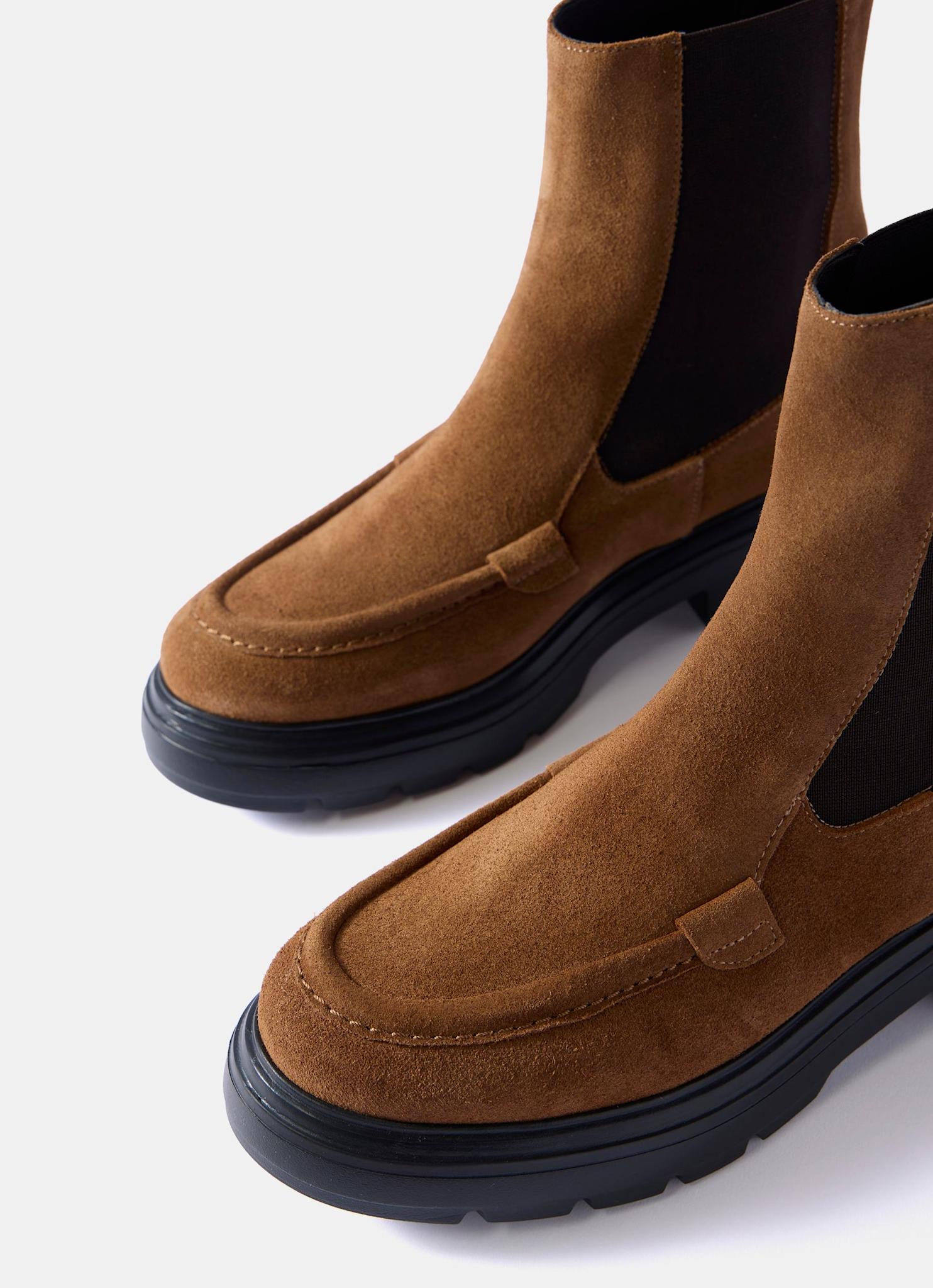 13093-reece-tan-suede-chelsea-boots-3.jpg Reece Tan Suede Chelsea Boots