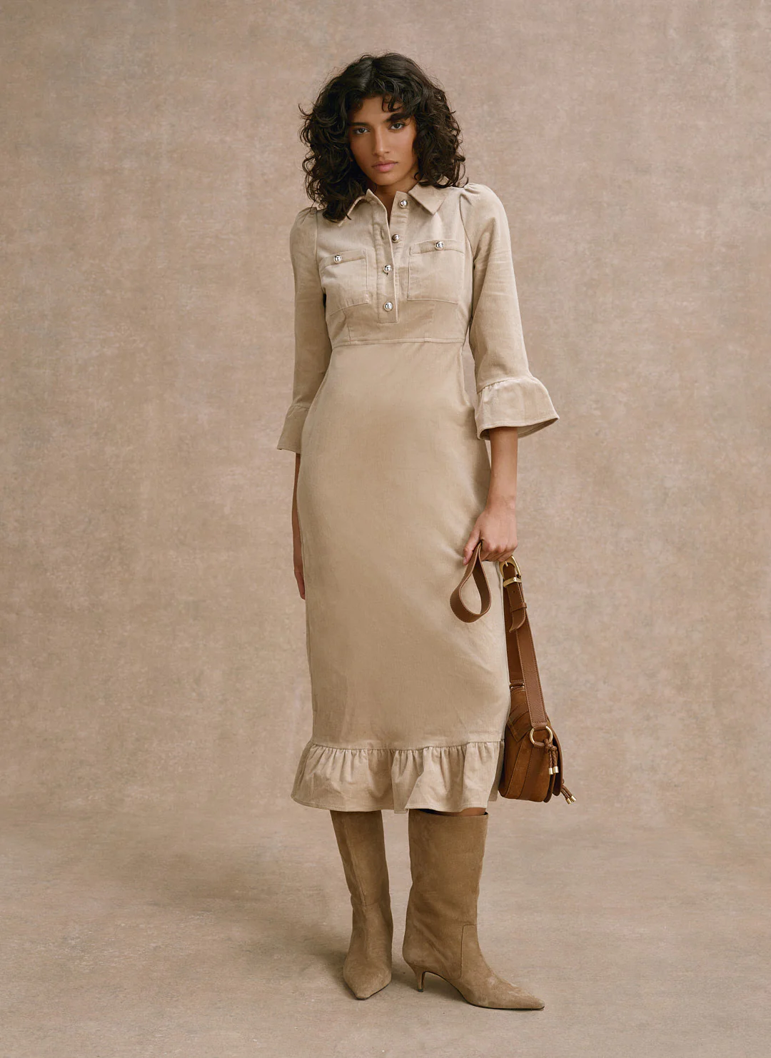 13125-neutral-corduroy-midi-dress-1.webp Neutral Corduroy Midi Dress