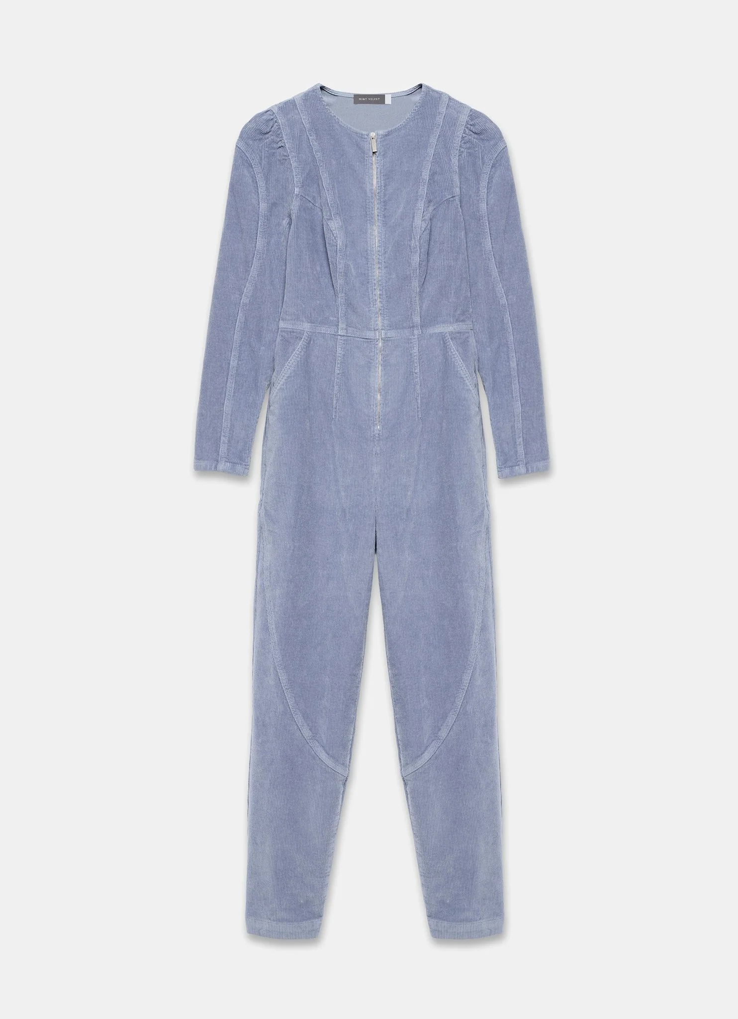 Blue Corduroy Jumpsuit