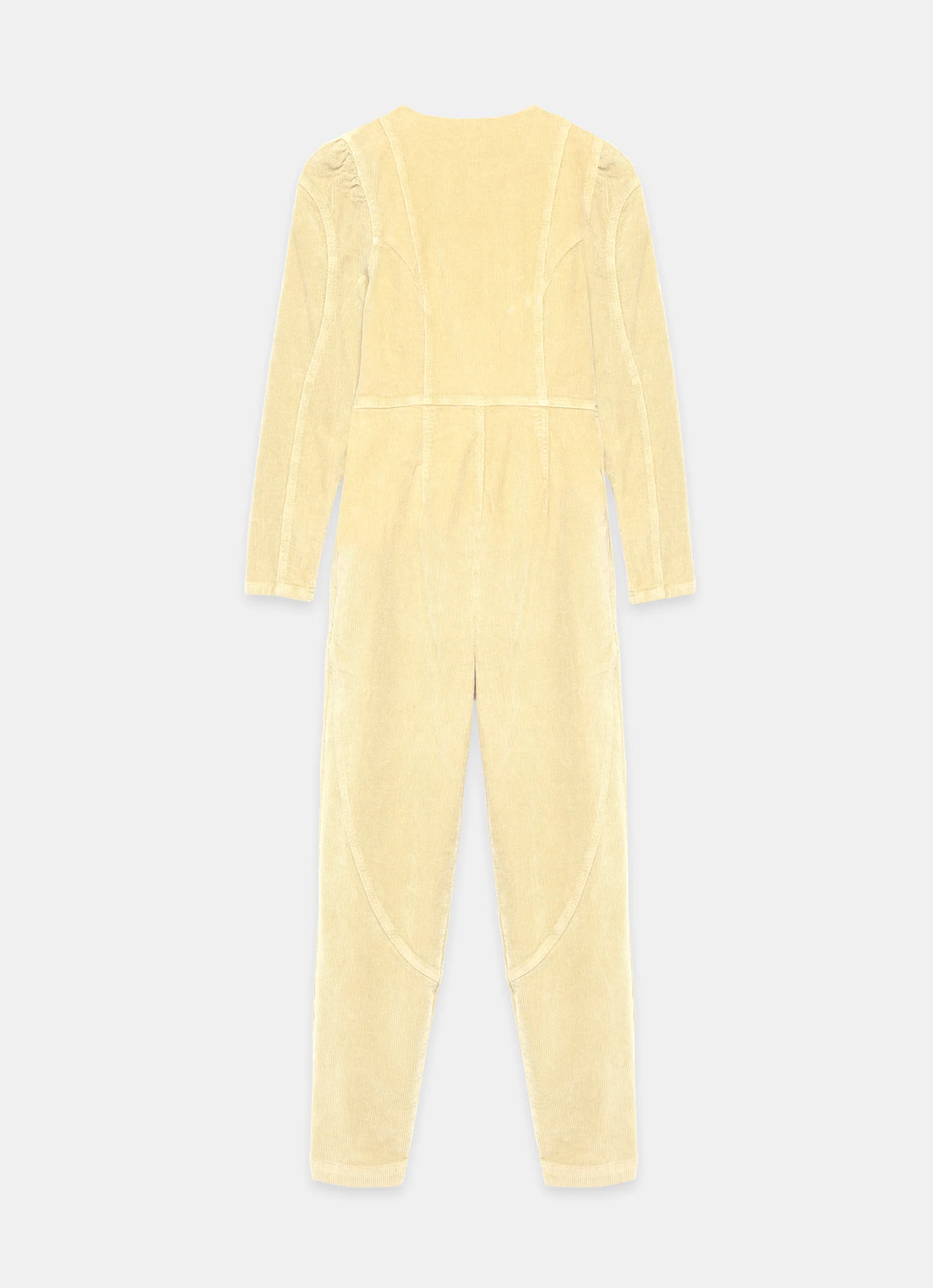 Butter Yellow Corduroy Jumpsuit