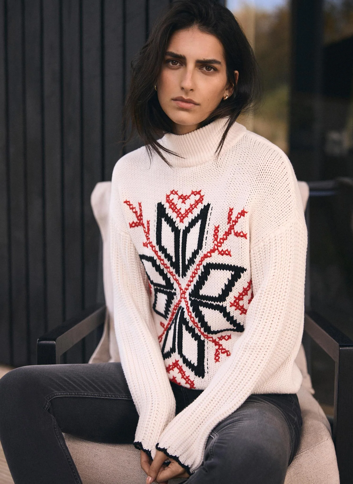 13205-white-snowflake-cotton-blend-knit-jumper-2.webp White Snowflake Cotton Blend Knit Jumper