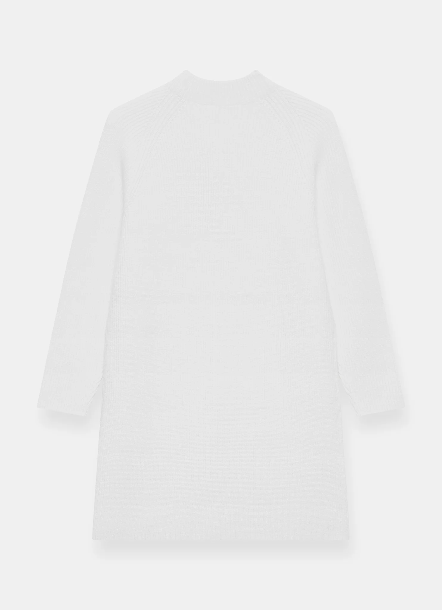 Cream Whipstitch Knitted Mini Dress