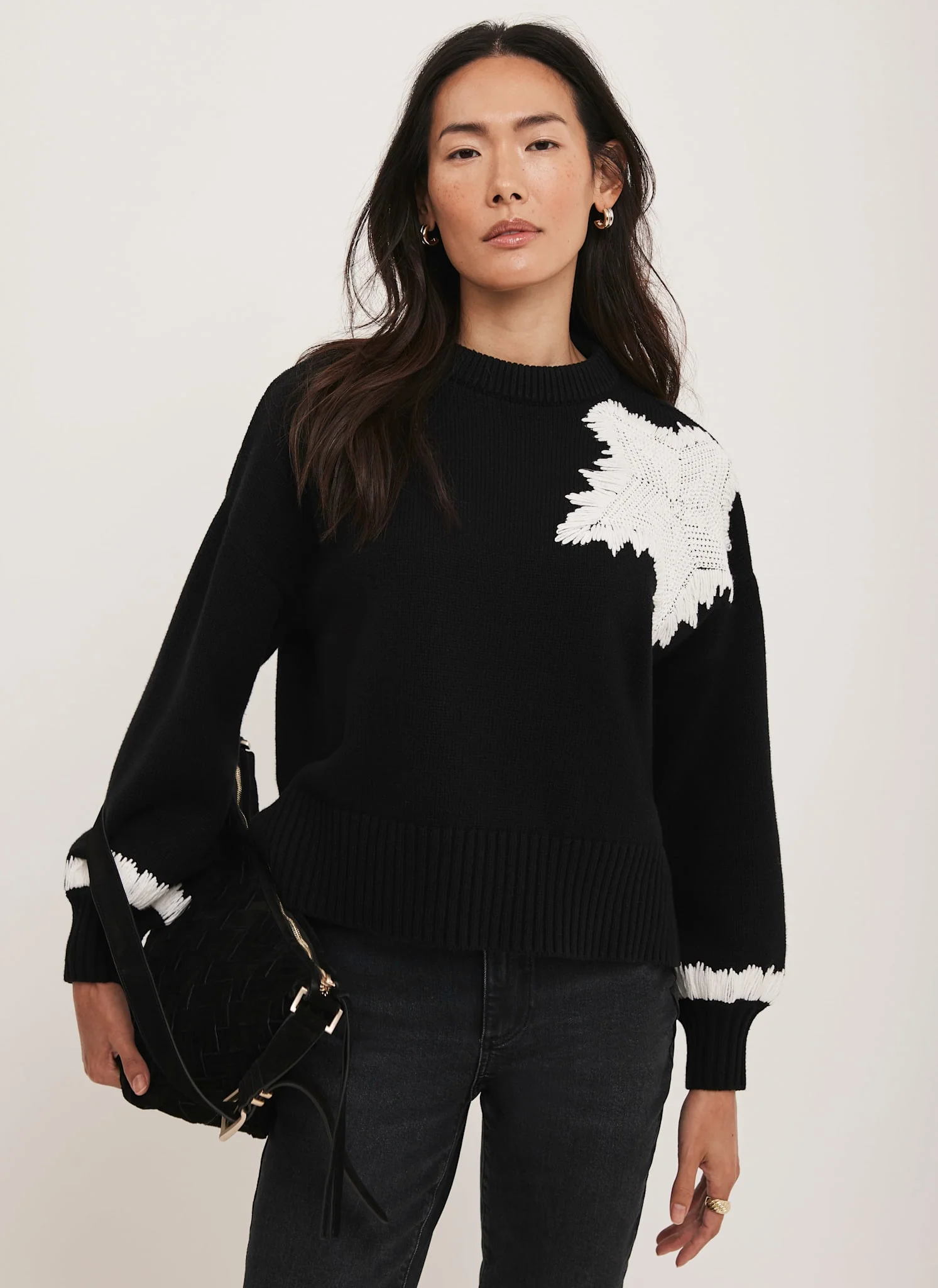 13251-black-cotton-blend-star-jumper-2.webp Black Cotton Blend Star Jumper