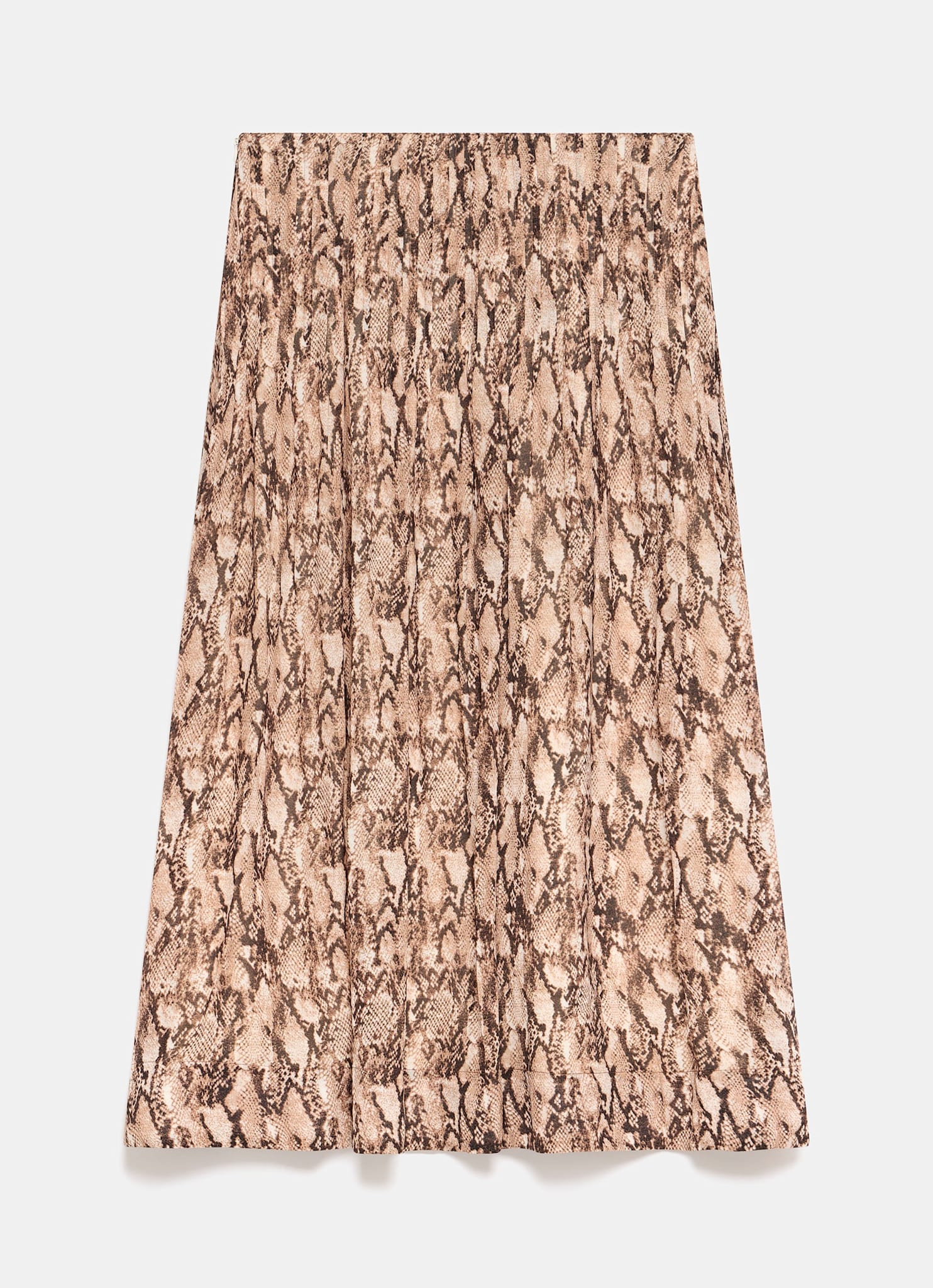 13283-brown-snake-print-midi-skirt-7.jpg Brown Snake Print Midi Skirt
