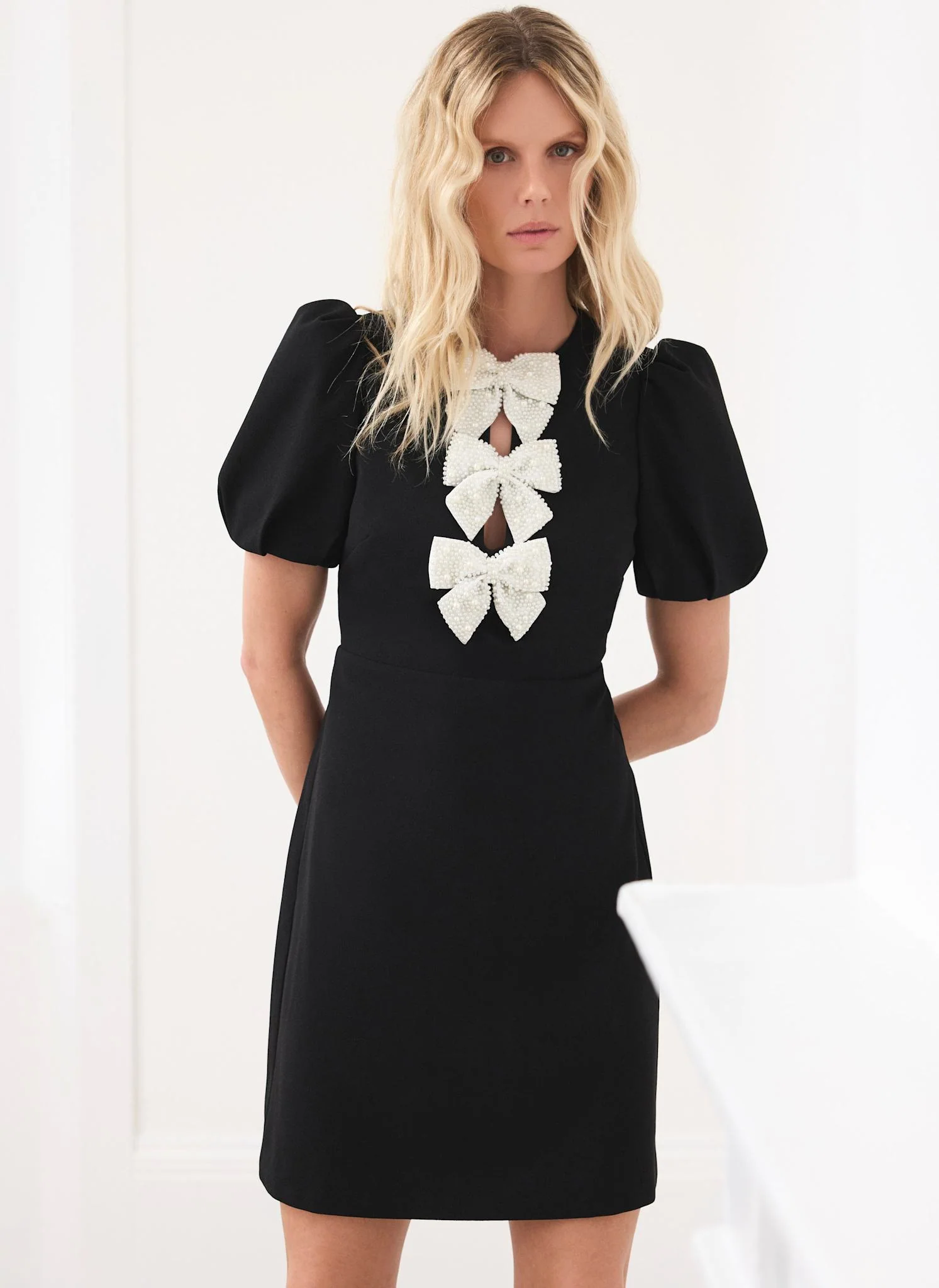 13291-black-bow-detail-mini-dress-4.webp Black Bow Detail Mini Dress